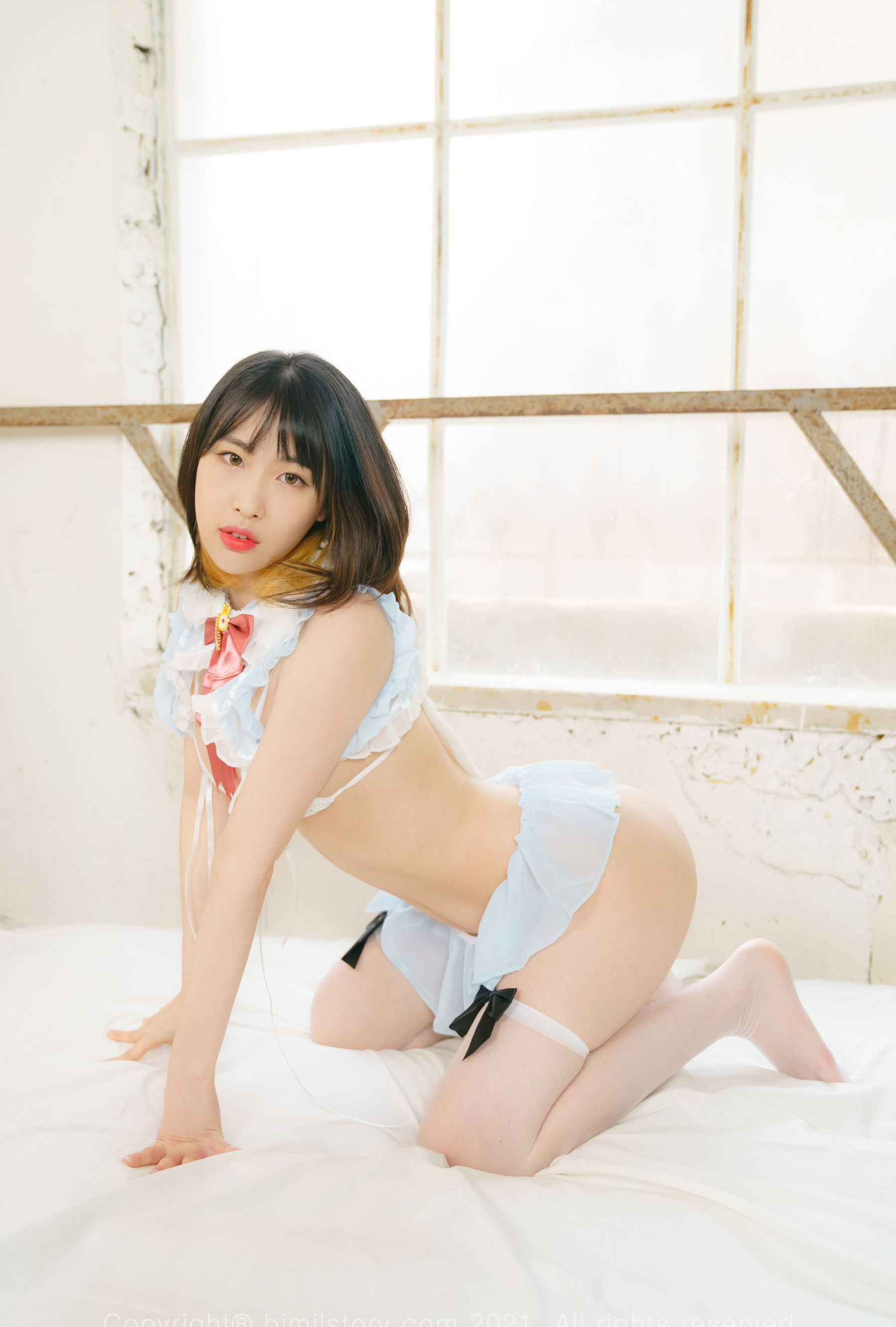 图片[2]-[Bimilstory] Uhye – Cute Maid [87P]-看套图