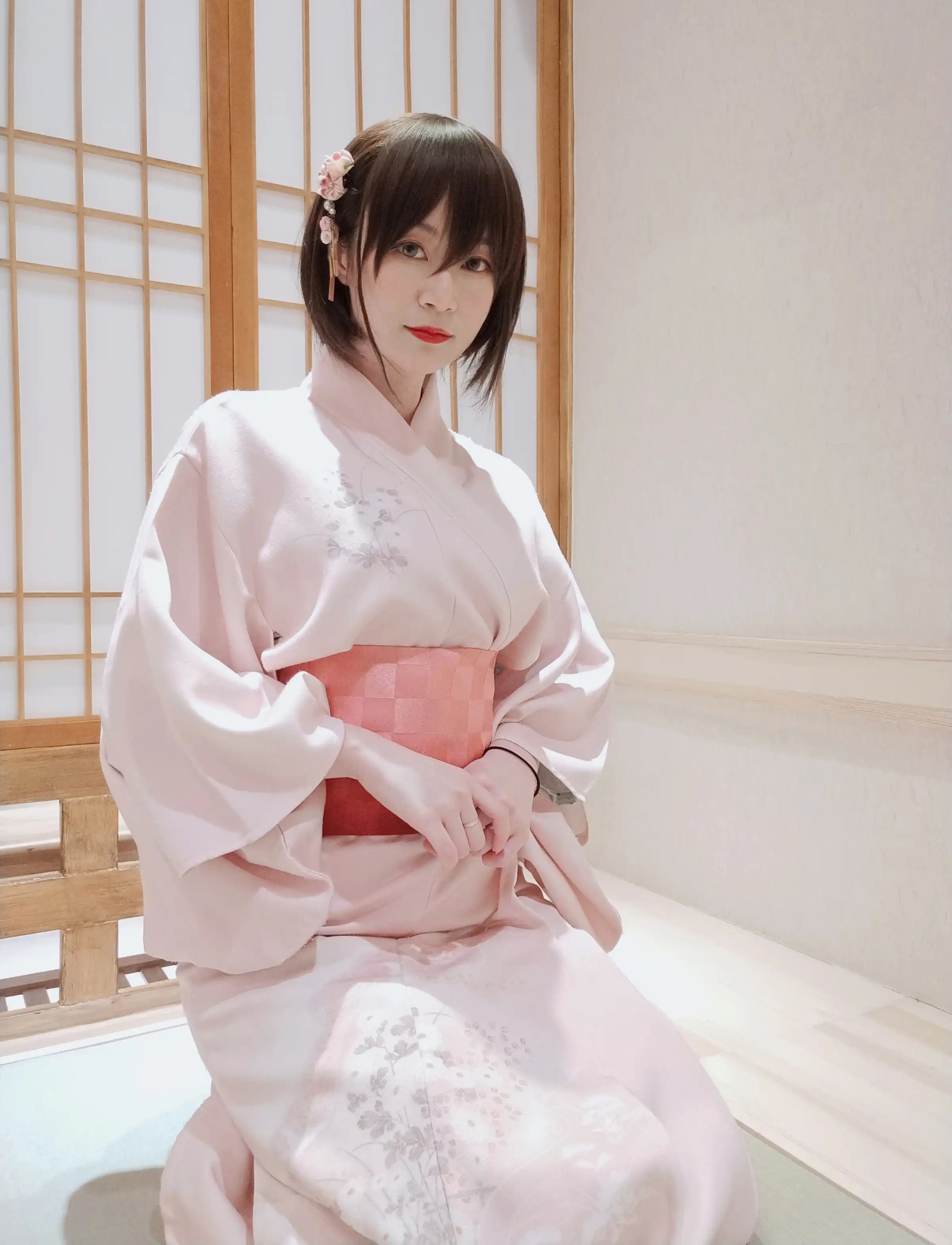 白银81-008 - 和服温泉 主题写真 [40P]Xiuren秀人写真高清美女套图写真下载-看套图看套图