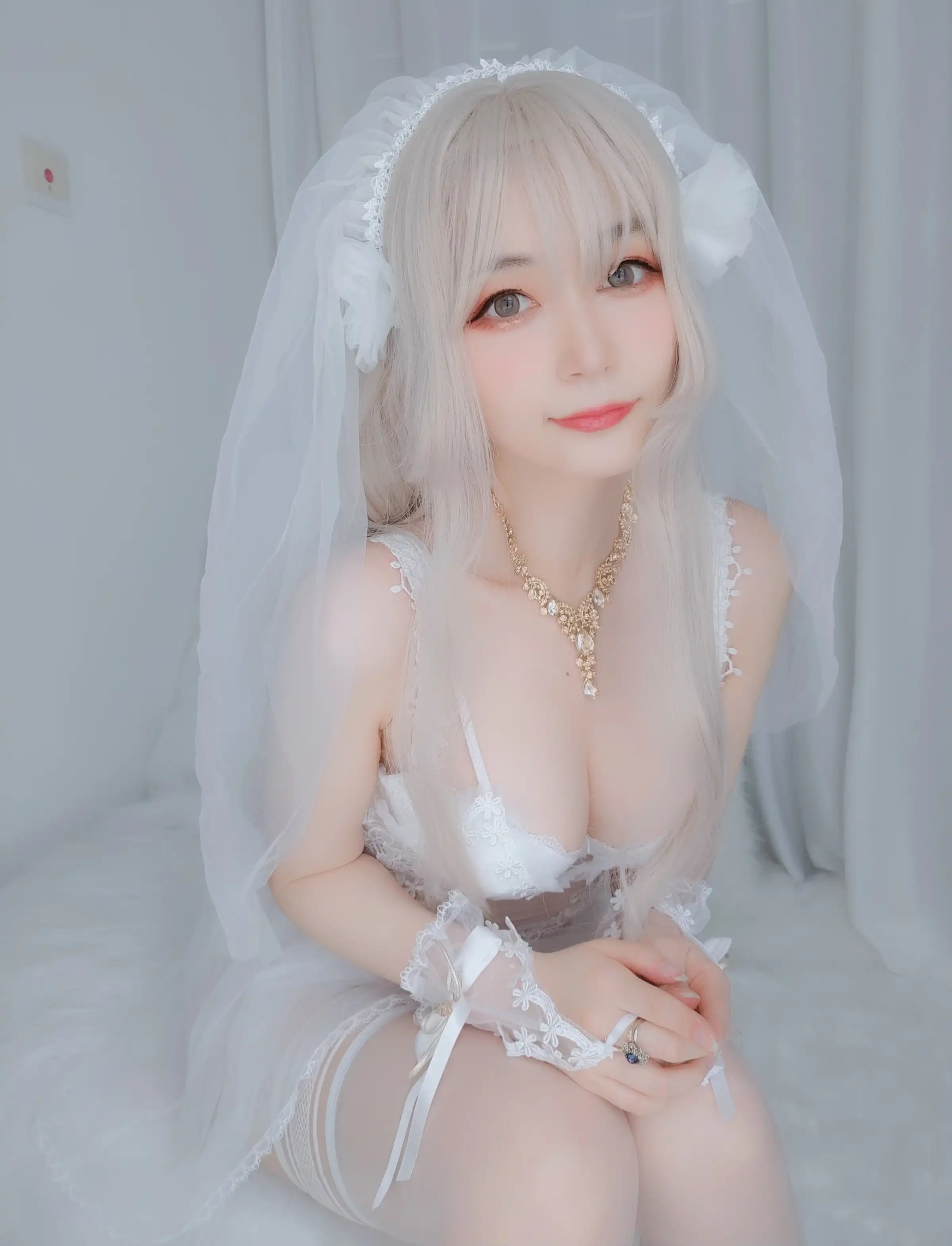 台湾Coser美女白银81-033 - 纯白花嫁 主题写真 [161P]Xiuren秀人写真高清美女套图写真下载-看套图看套图