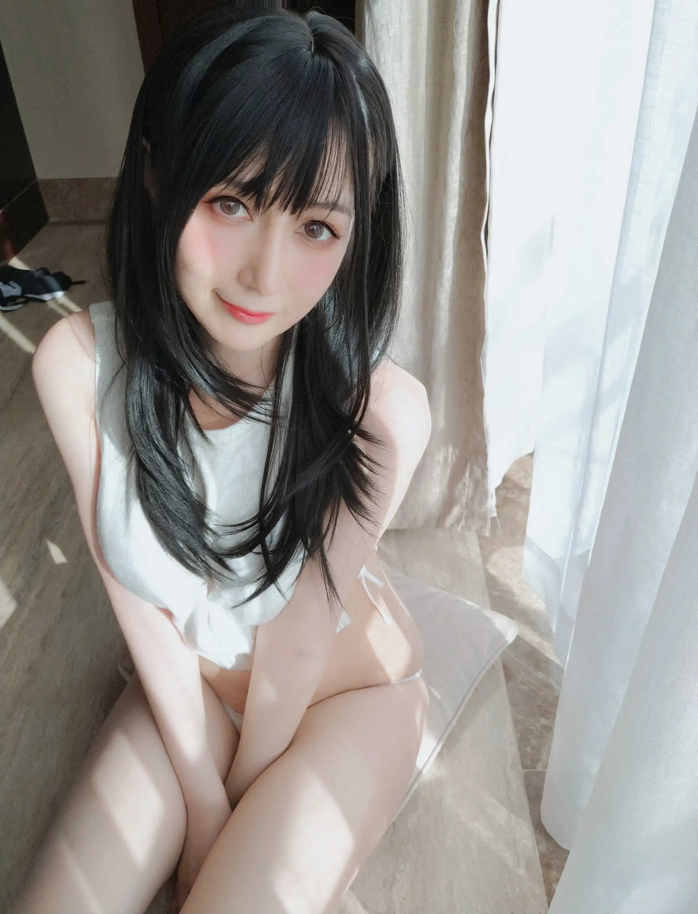 台湾Coser美女白银81-083 - 白色毛衣 主题写真 [49P]Xiuren秀人写真高清美女套图写真下载-看套图看套图