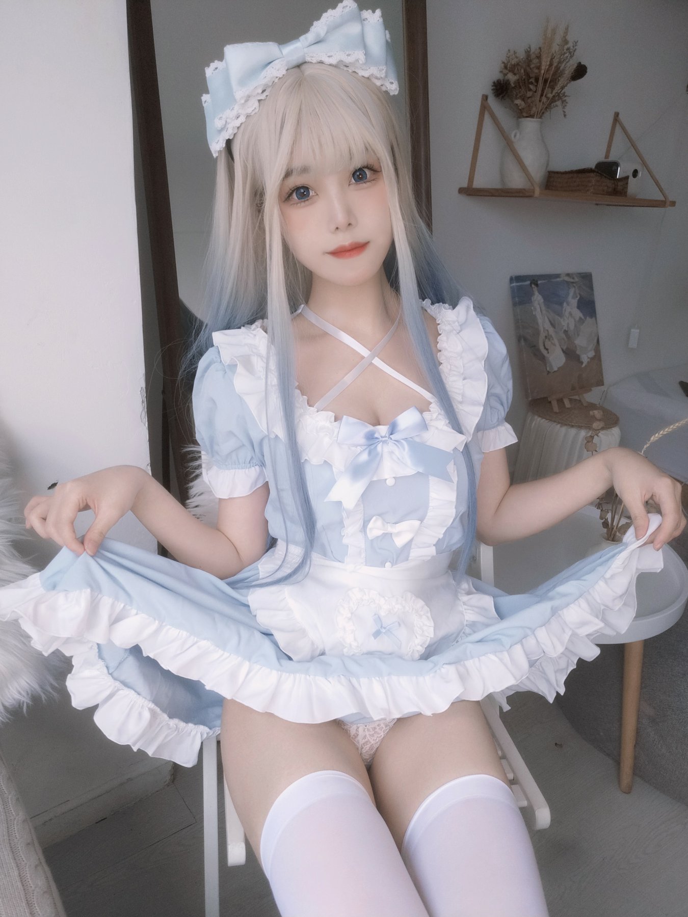 图片[4]-[COSPLAY]蜜汁猫裘 – 蓝Baby-看套图
