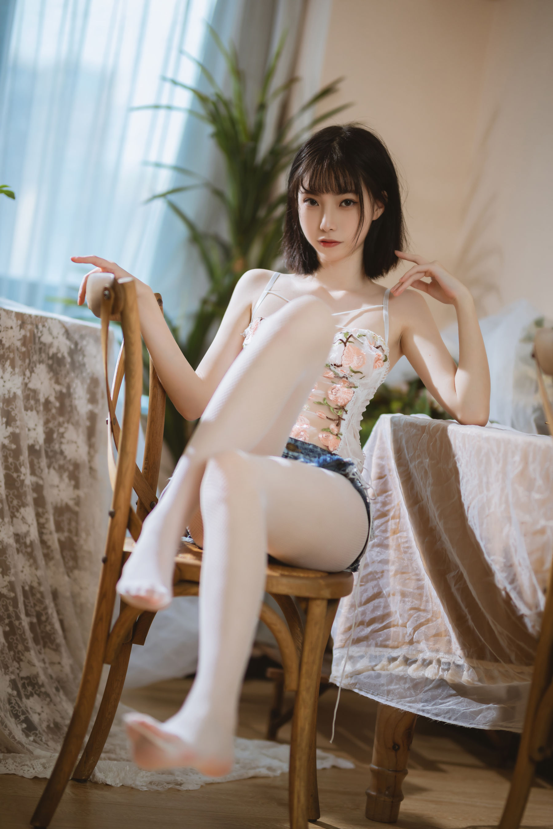 图片[5]-[COSPLAY]许岚 – 纯欲牛仔短裤-看套图