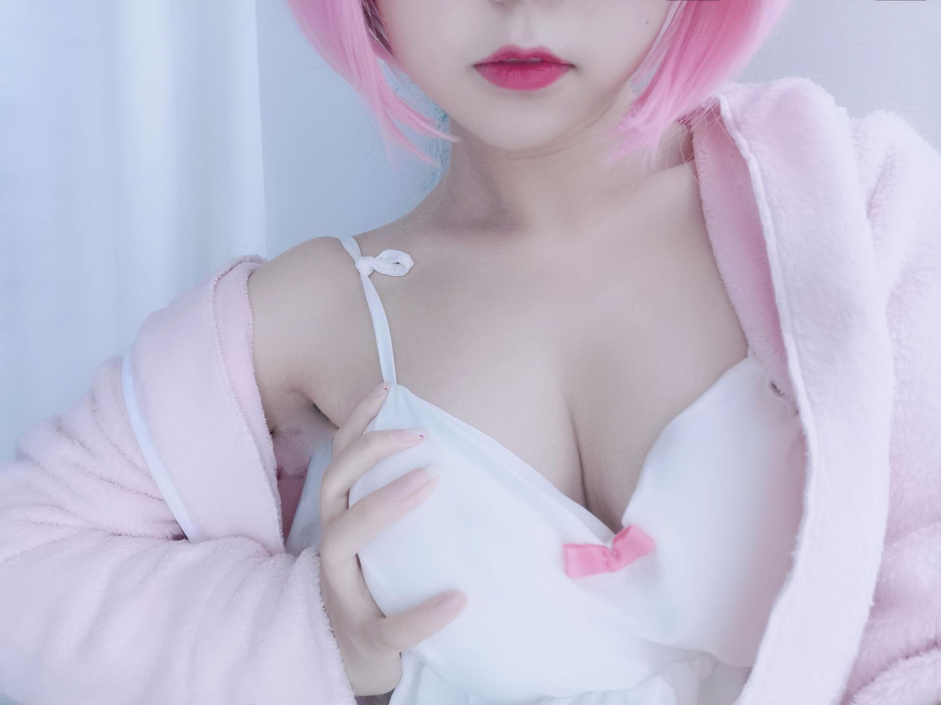 图片[3]-[COSPLAY]eloise软软 – 拉姆睡衣-看套图