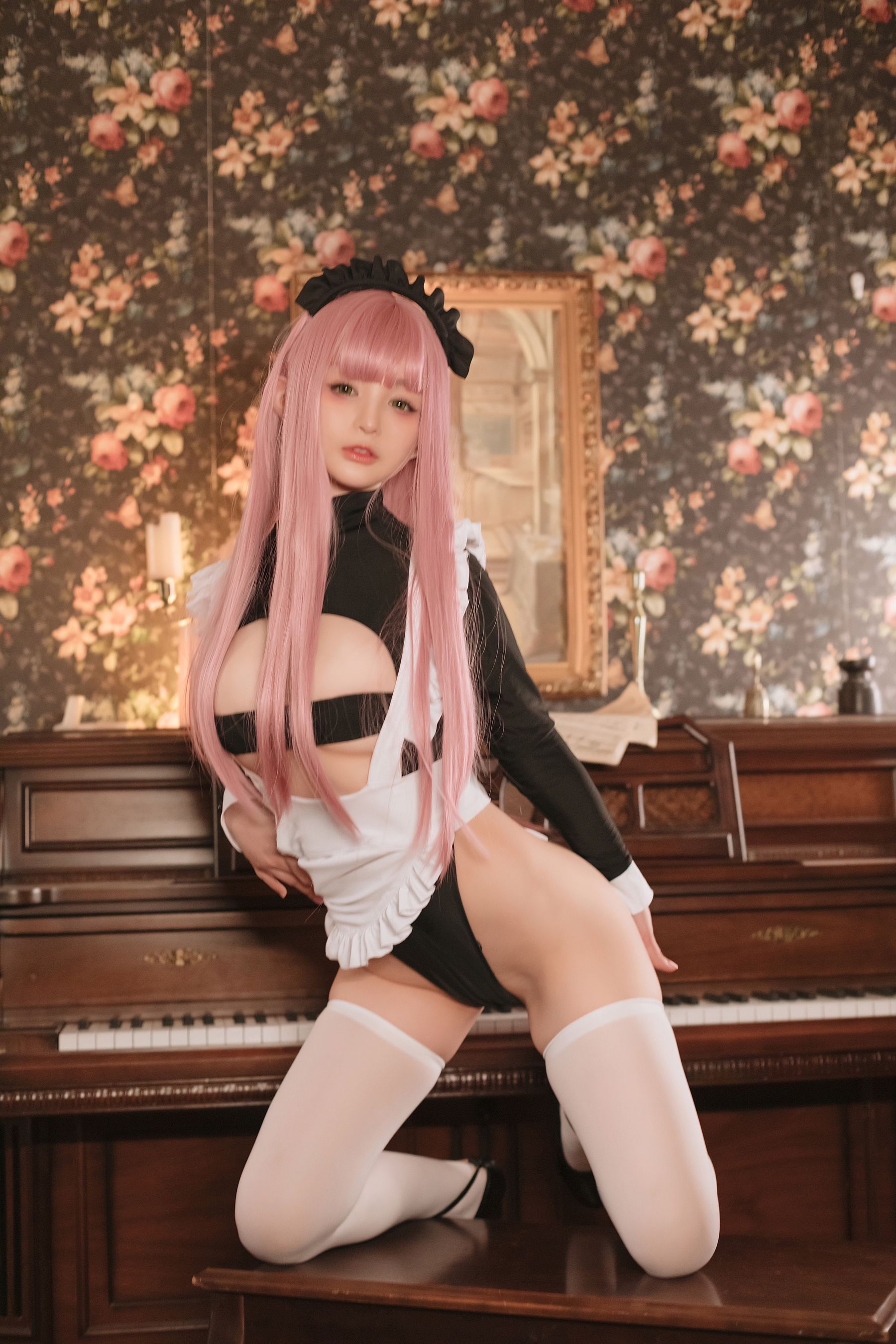 图片[4]-[COSPLAY] 桜井宁宁 – 复古女仆-看套图