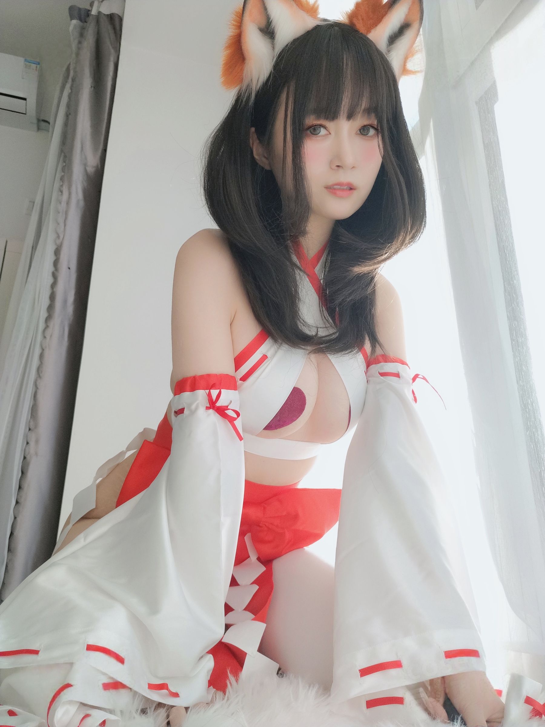 图片[3]-[COSPLAY] Coser小姐姐白银 – 神社小狐狸-看套图