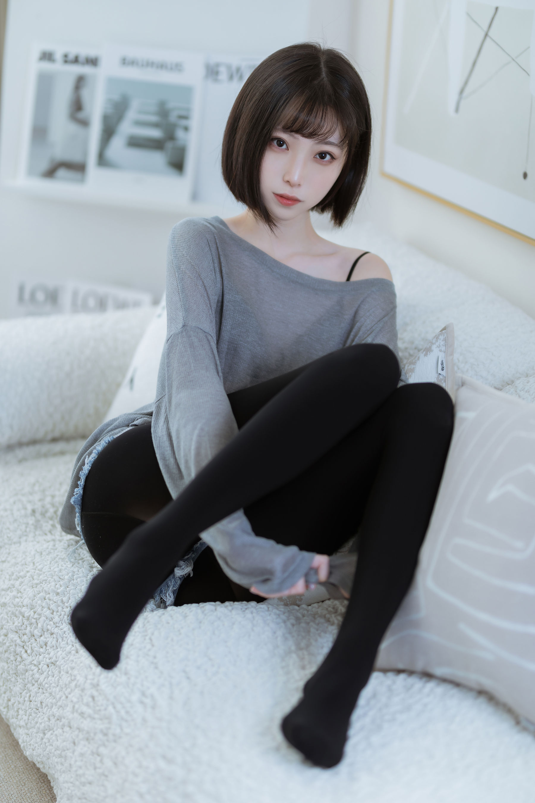 图片[2]-[COSPLAY]许岚 – 半透毛衣-看套图