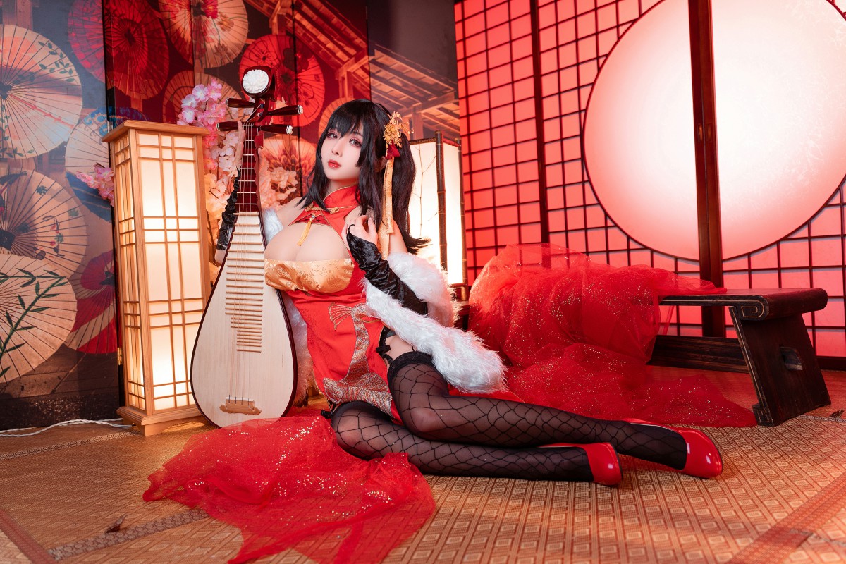 图片[2]-[COSPLAY]rioko凉凉子 – 大凤旗袍-看套图