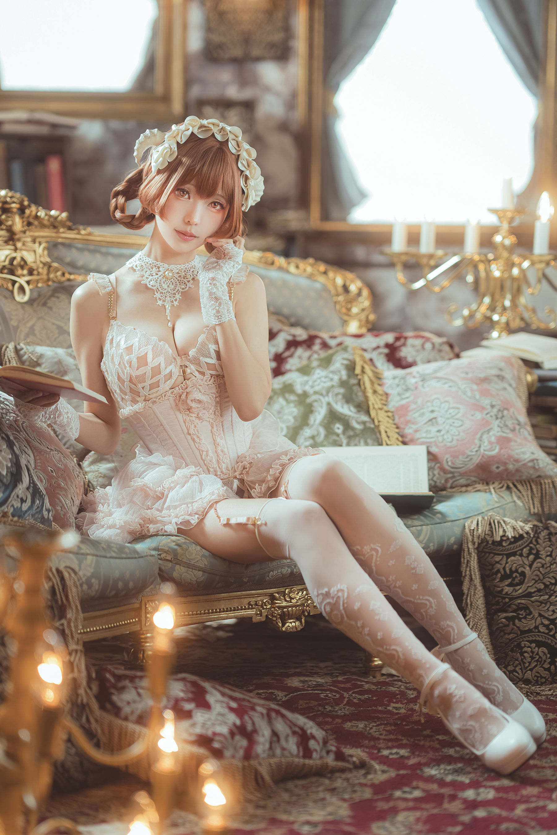 图片[4]-[COSPLAY] Ely_eee(ElyEE子) – Book Witch 書本魔女-看套图