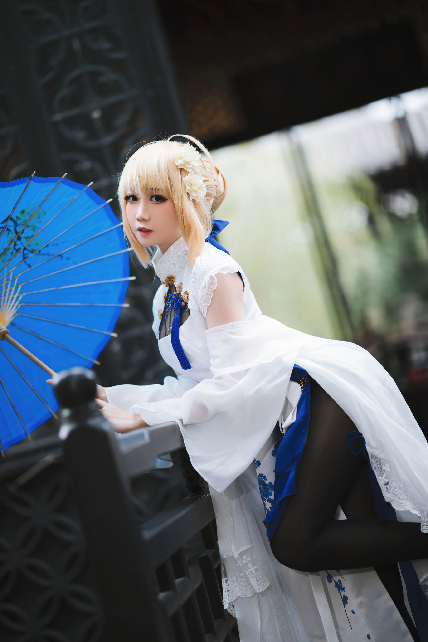 [COSPLAY] 焖焖碳 – saber旗袍-看套图