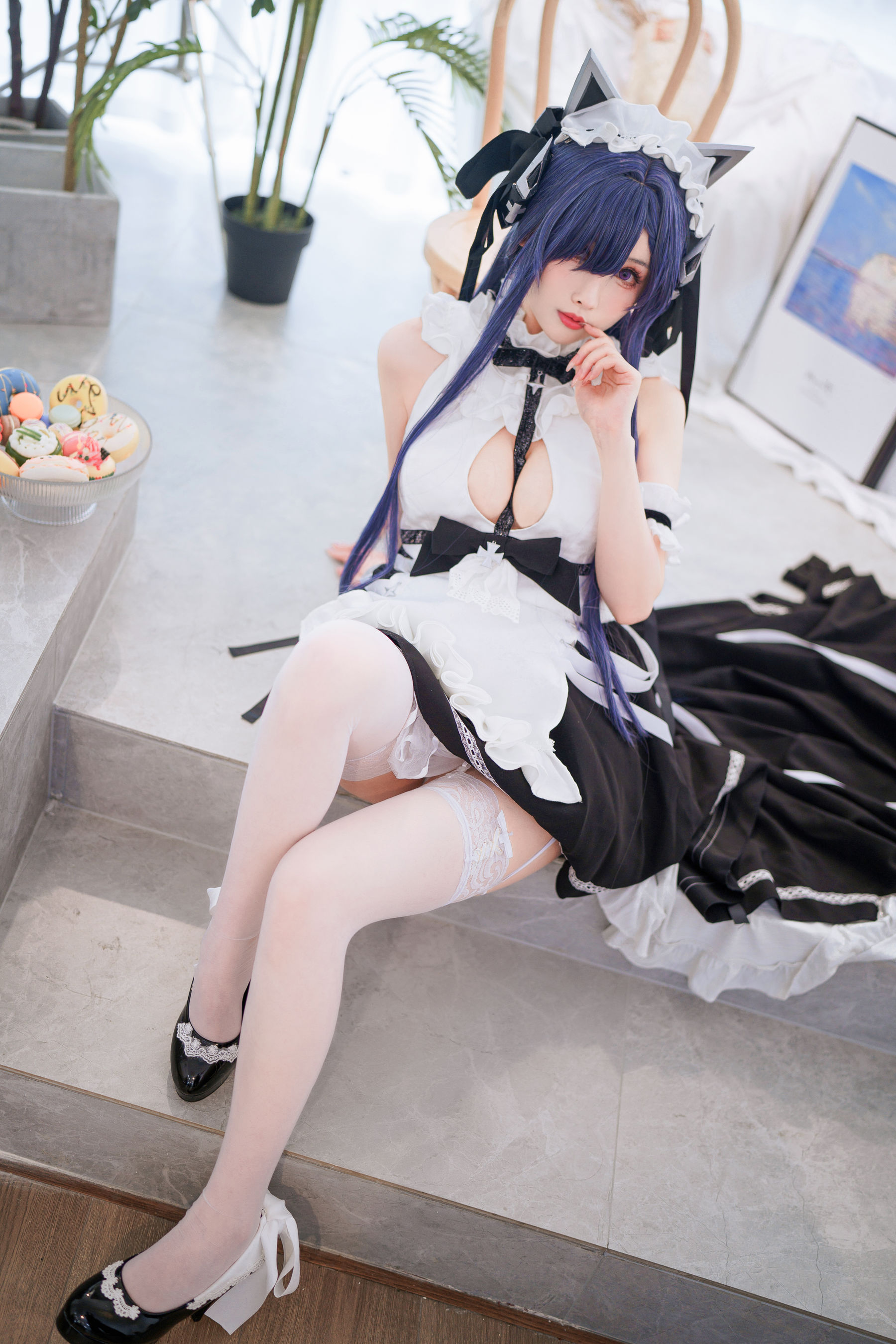 图片[2]-[COSPLAY]rioko凉凉子 – 奥古斯特 女仆装-看套图