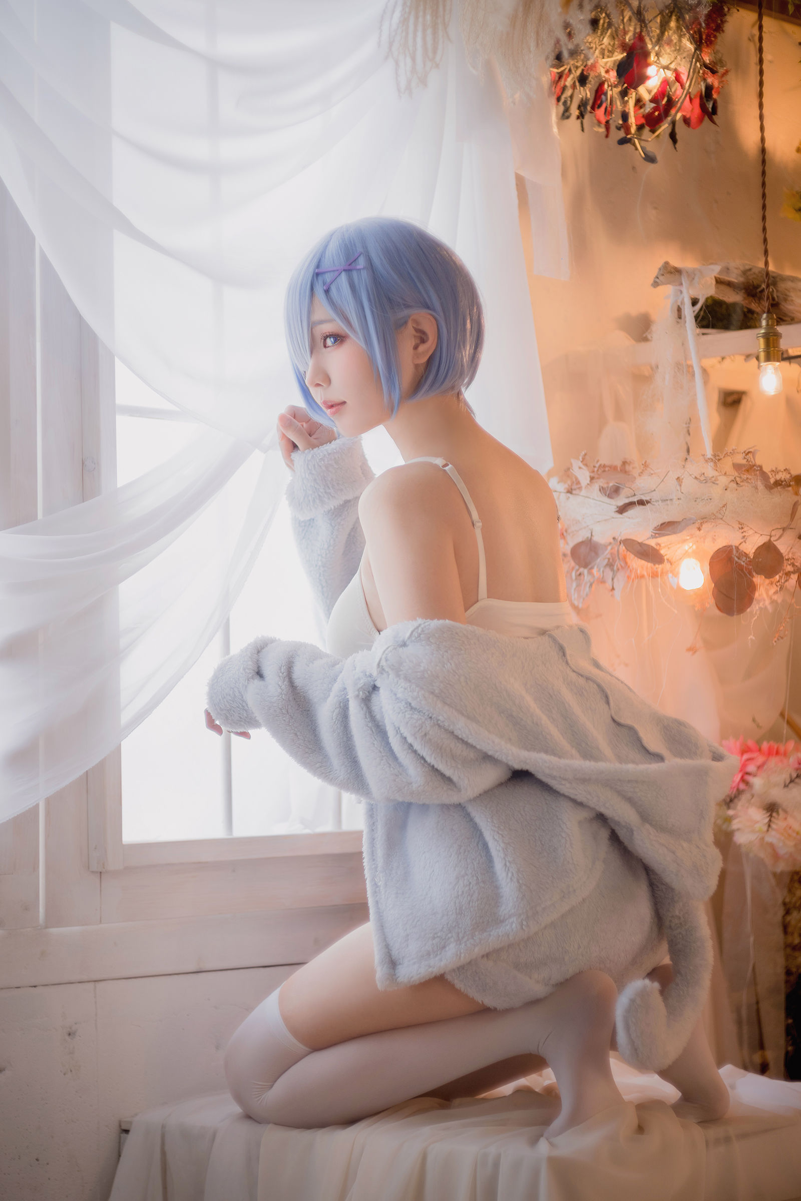 图片[3]-[COSPLAY] Ely_eee(ElyEE子) – Rem Pajamas-看套图