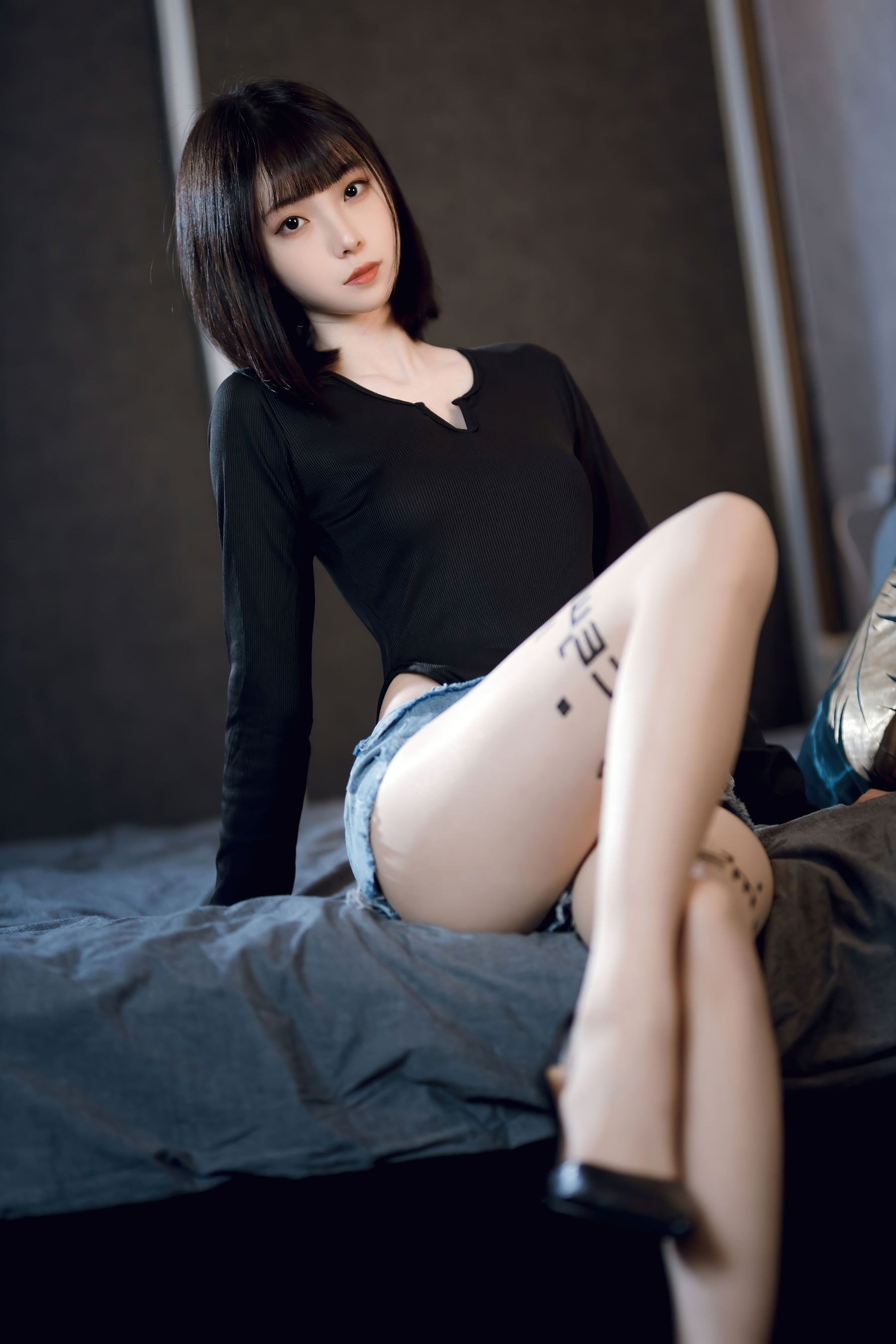 图片[5]-[COSPLAY]许岚 – 纯欲牛仔短裤2-看套图