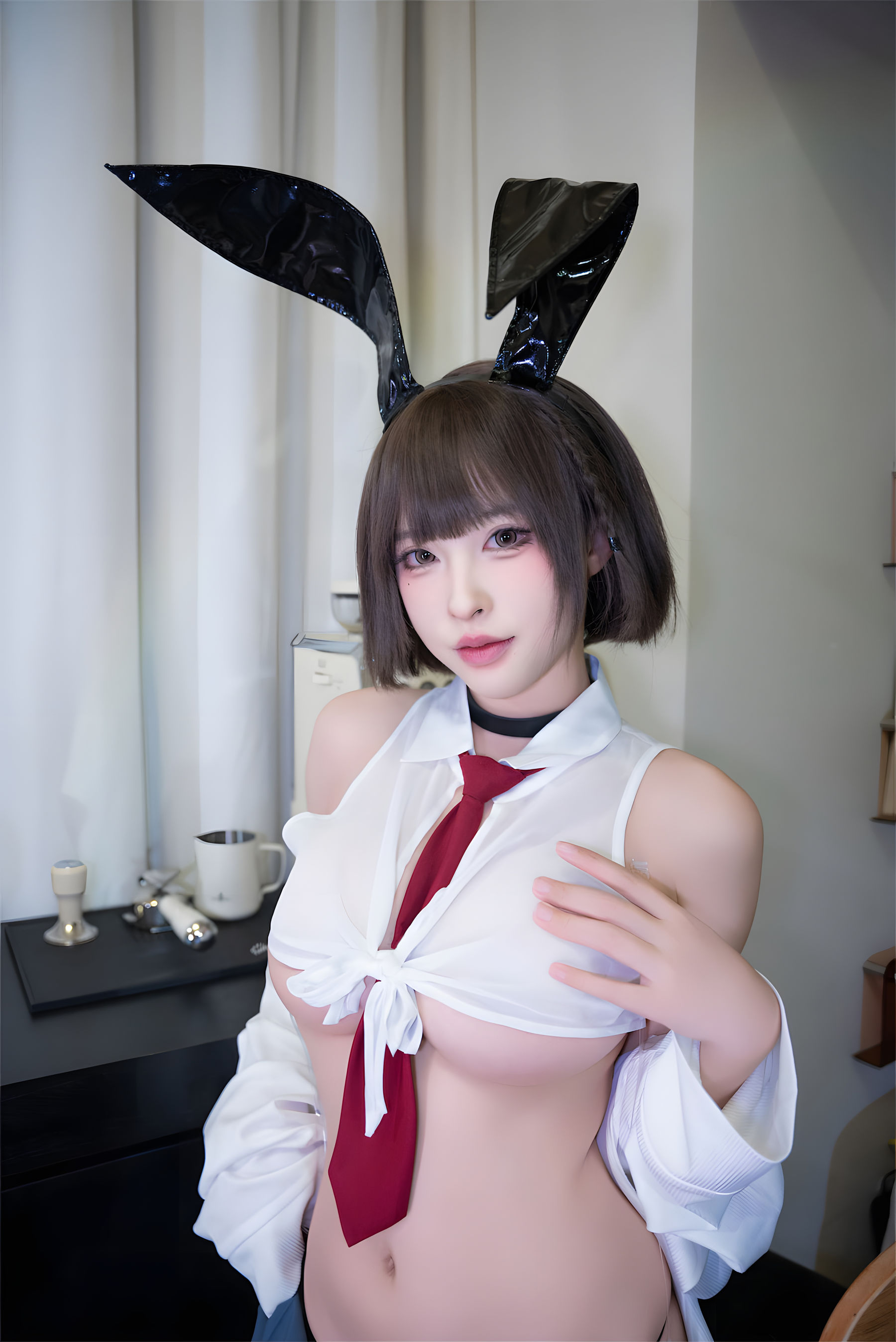 图片[5]-[COSPLAY] 清水由乃 JK兔女郎-看套图