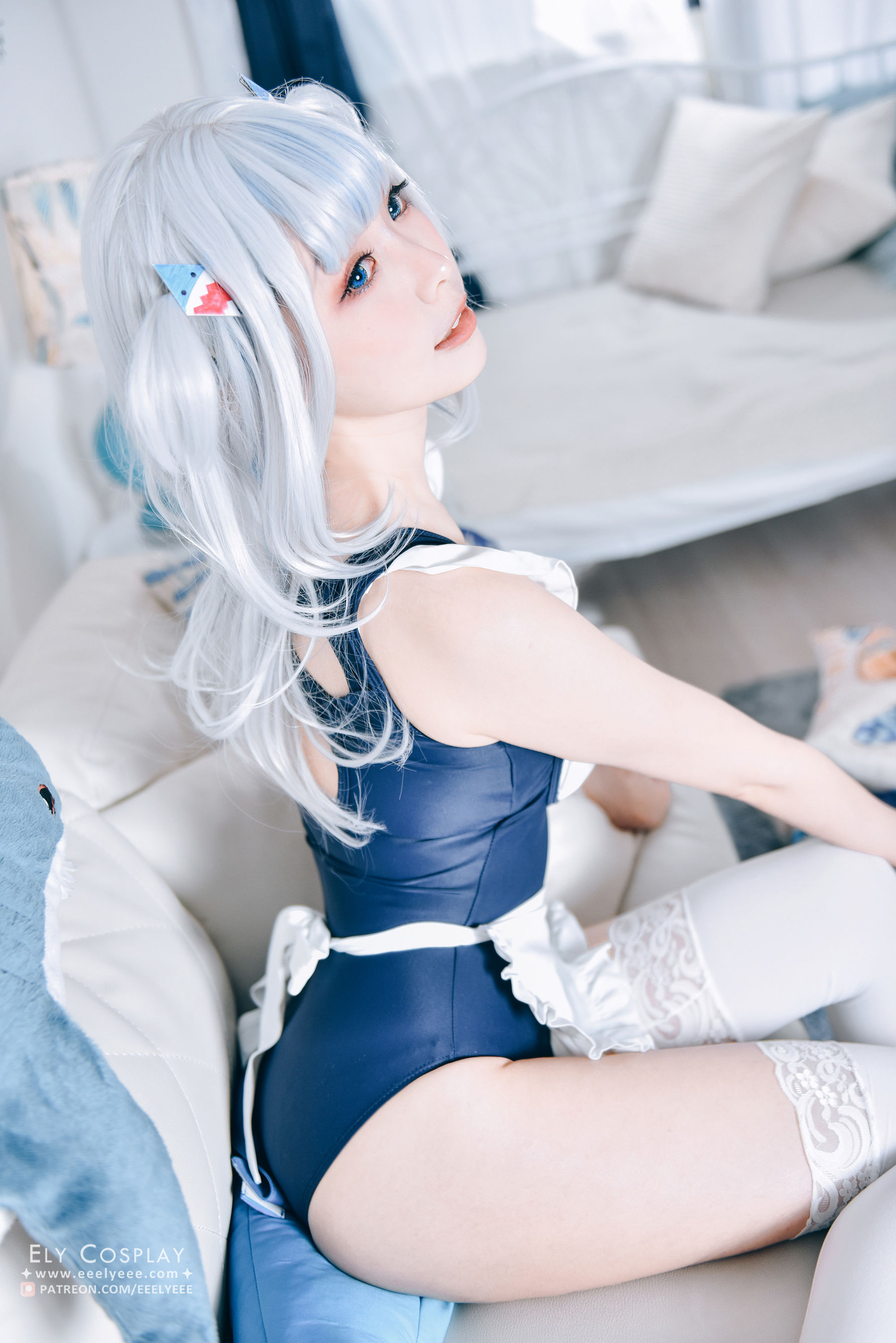 图片[3]-[COSPLAY] Ely_eee(ElyEE子) – Gura Swimsuit-看套图