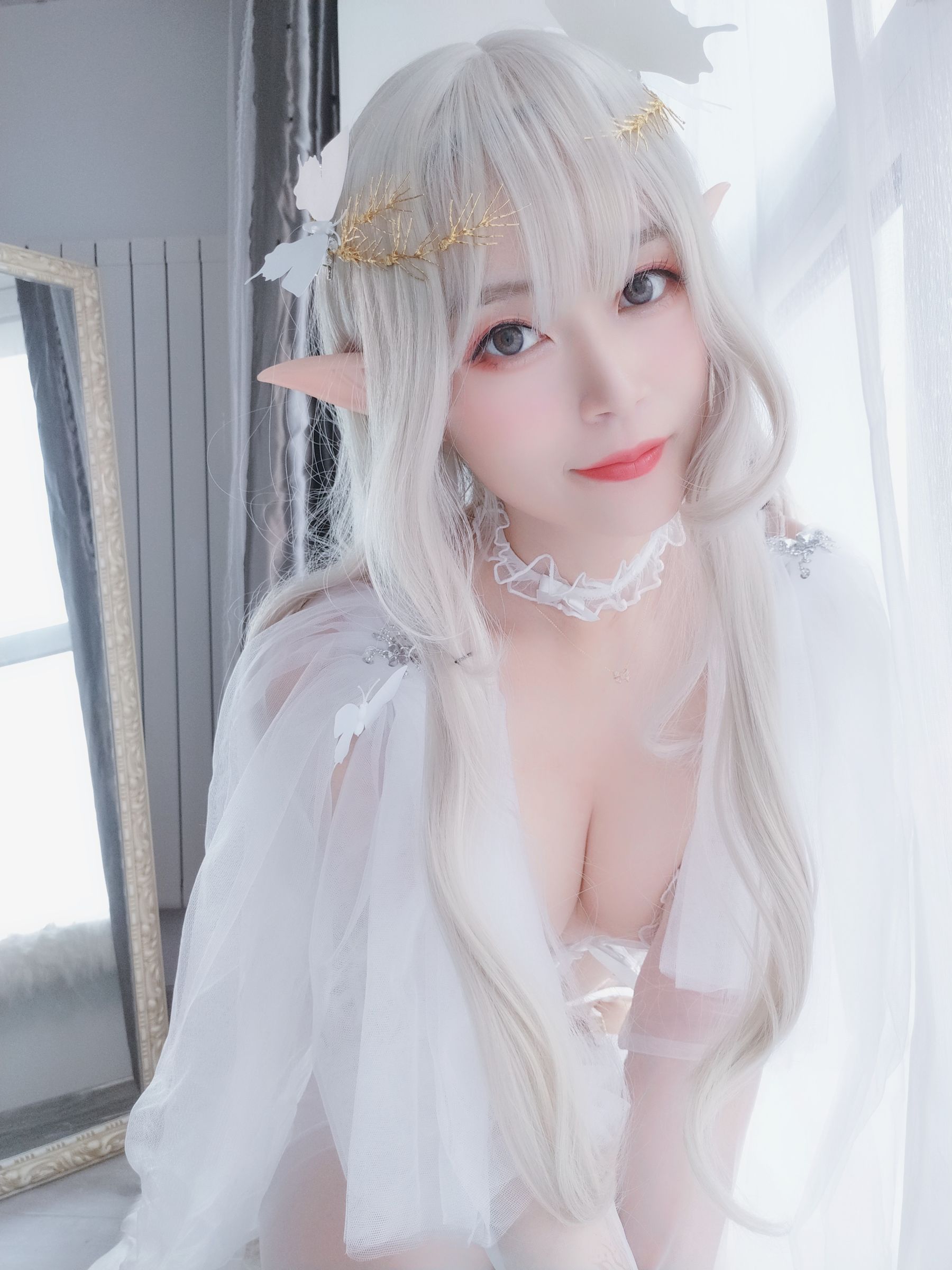 图片[4]-[COSPLAY] Coser小姐姐白银 – 纯白精灵-看套图