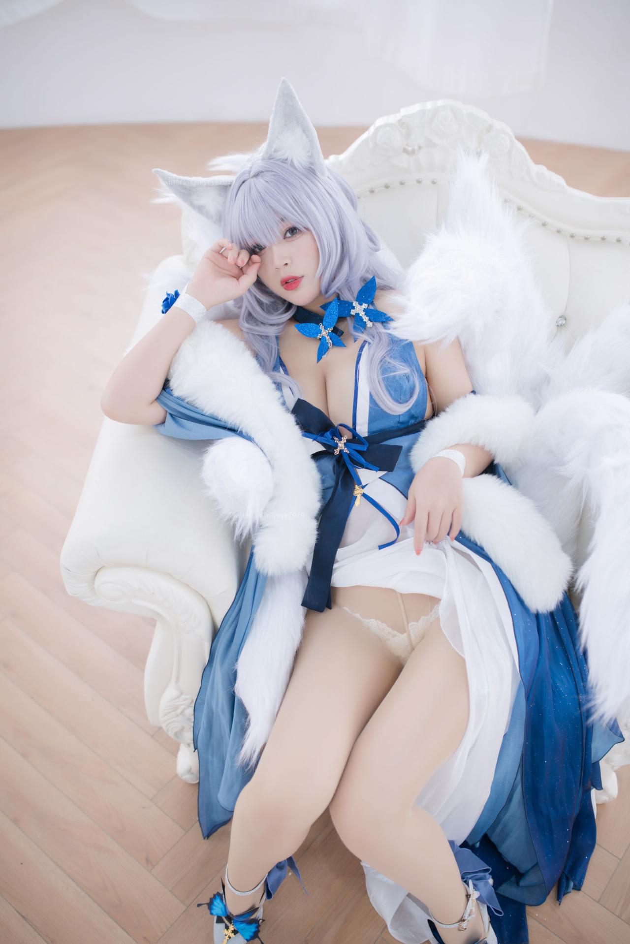 [COSPLAY]萌系小姐姐-白烨 – 信浓睡衣诱惑-看套图
