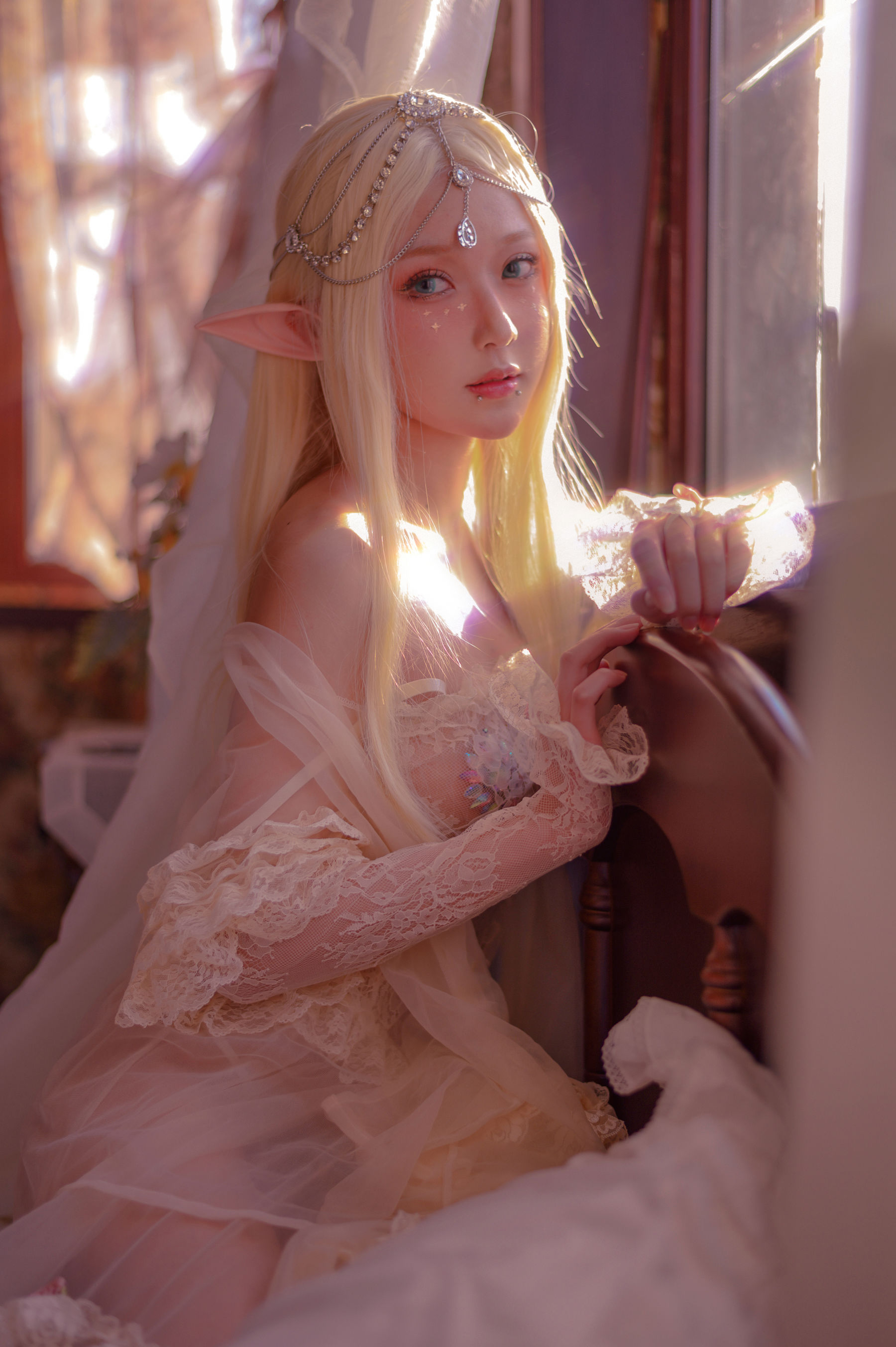 [COSPLAY]阿包也是兔娘 – 精灵-看套图