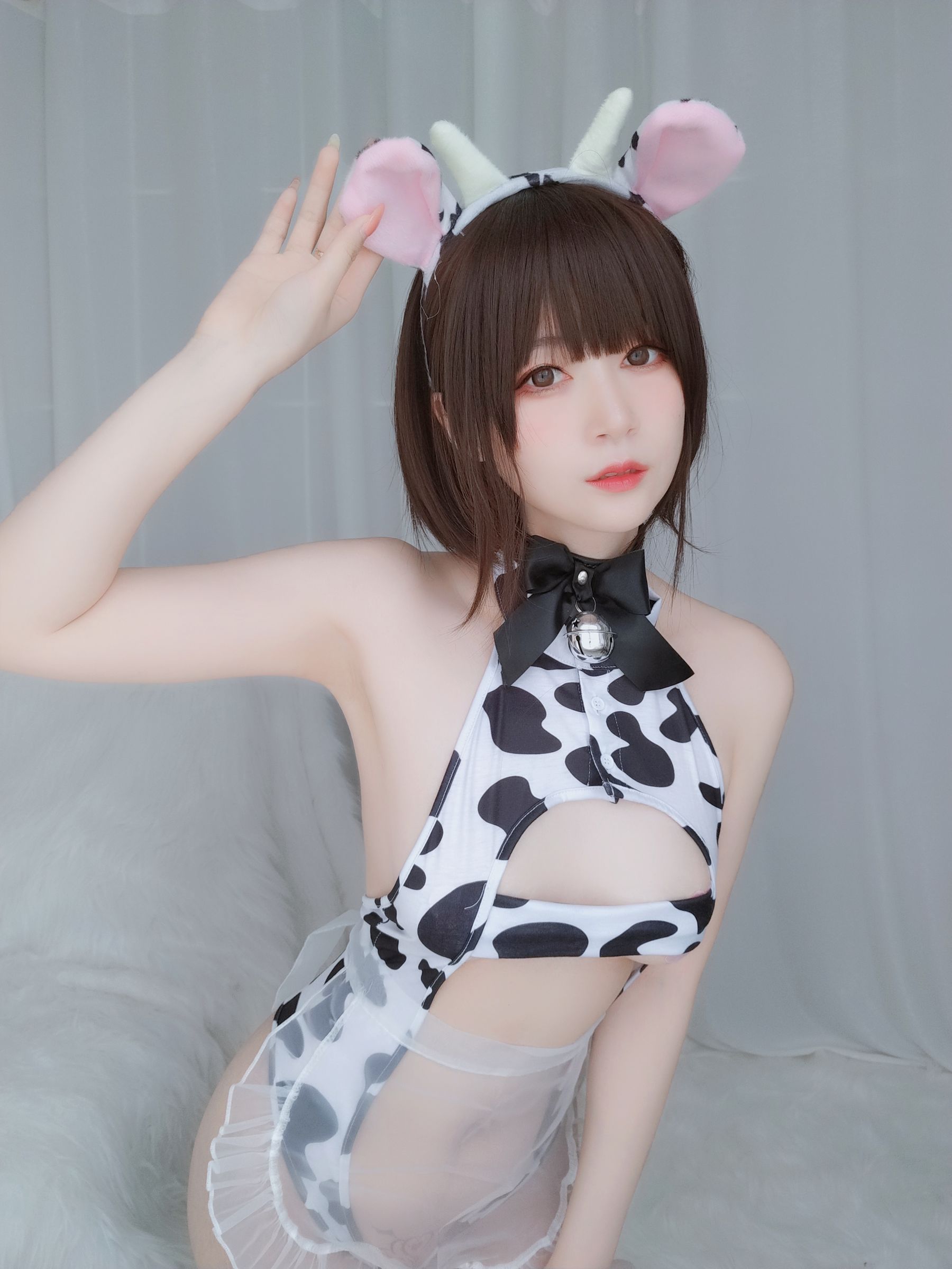 图片[3]-[COSPLAY] Coser小姐姐白银 – 可爱奶牛-看套图