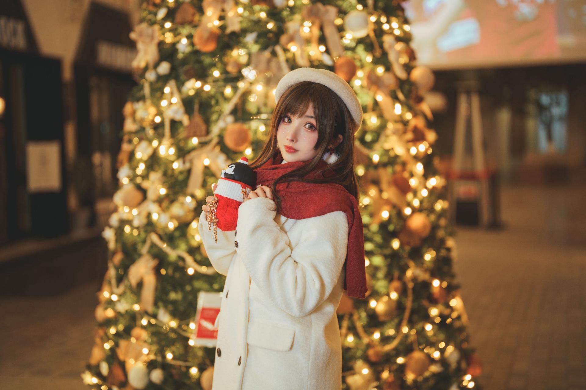 图片[3]-[COSPLAY]rioko凉凉子 – 圣诞麋鹿套装-看套图