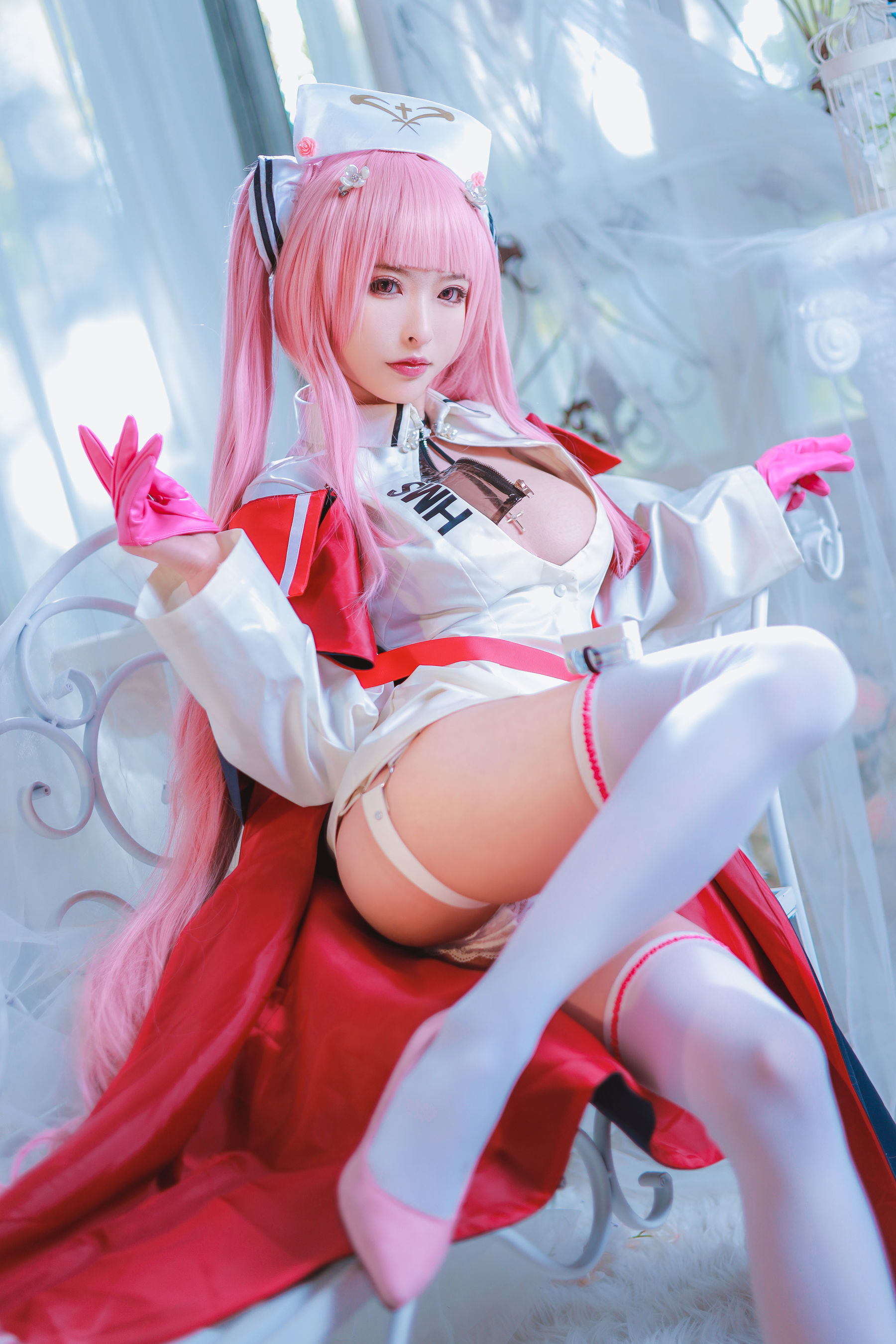 [COSPLAY] 清水由乃 英仙座护士服-看套图