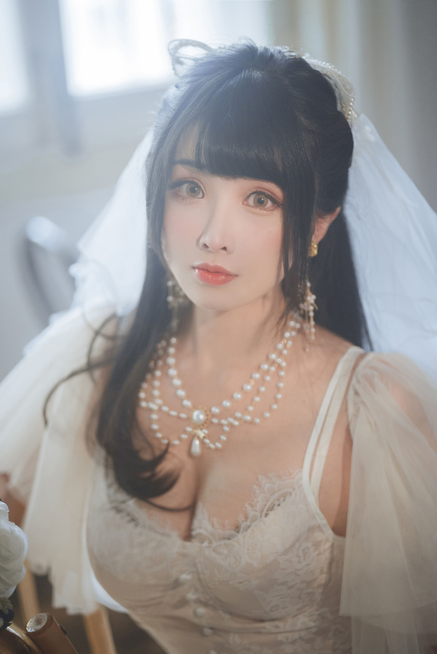 [COSPLAY]rioko凉凉子 – 透明婚纱-看套图