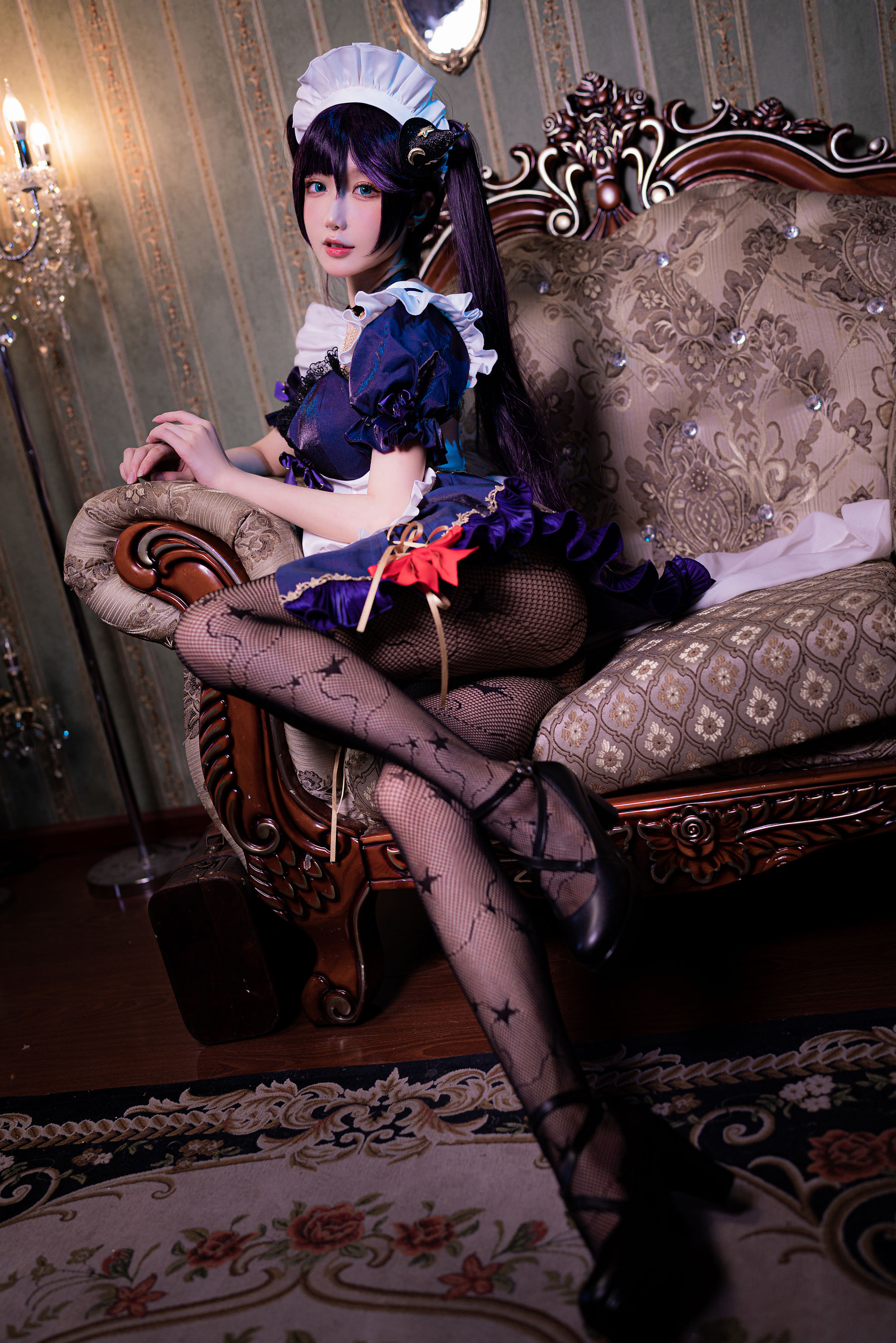[COSPLAY]阿包也是兔娘 – 莫娜女仆-看套图