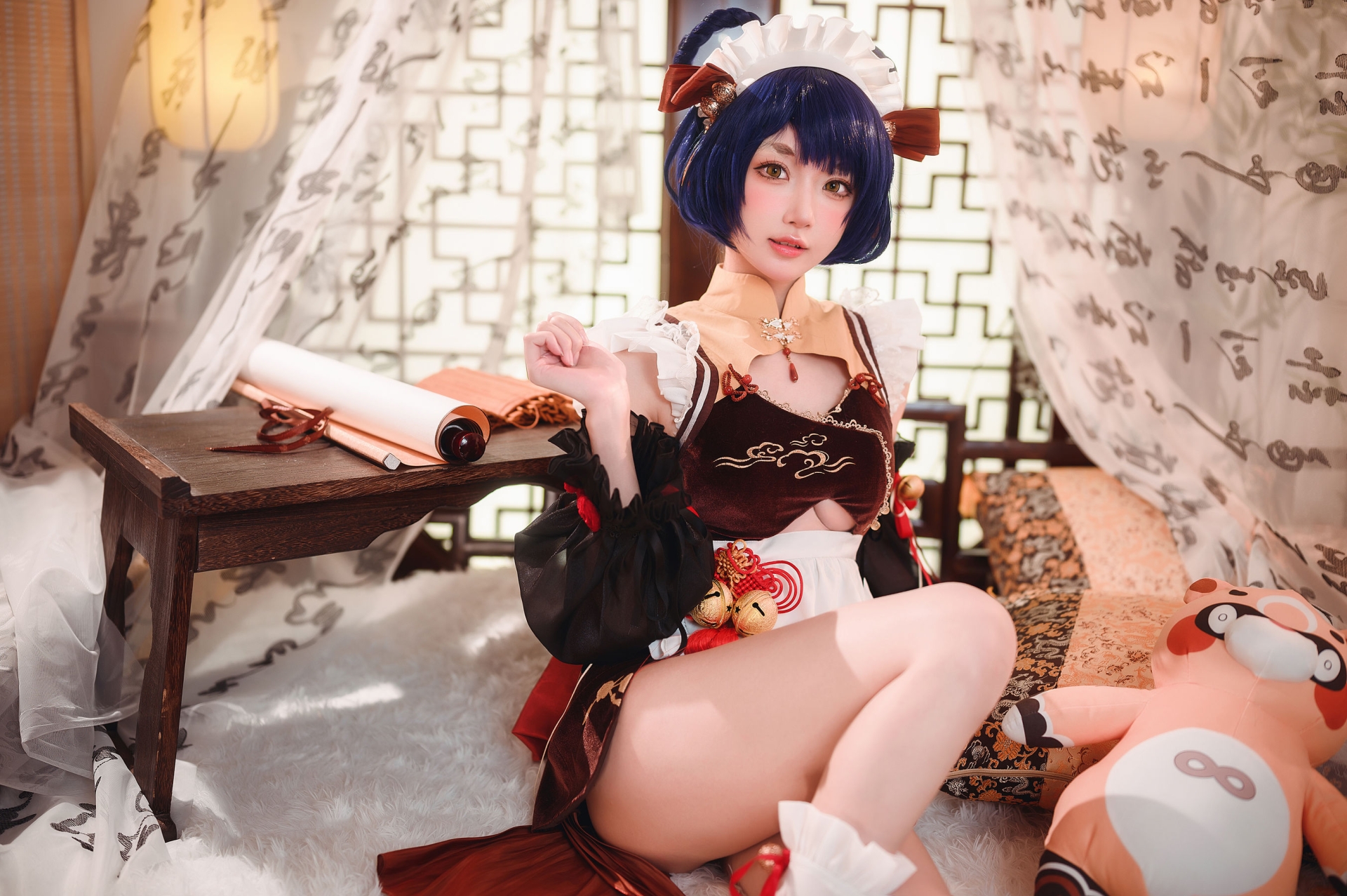 图片[2]-[COSPLAY]阿包也是兔娘 – 原神 香菱-看套图