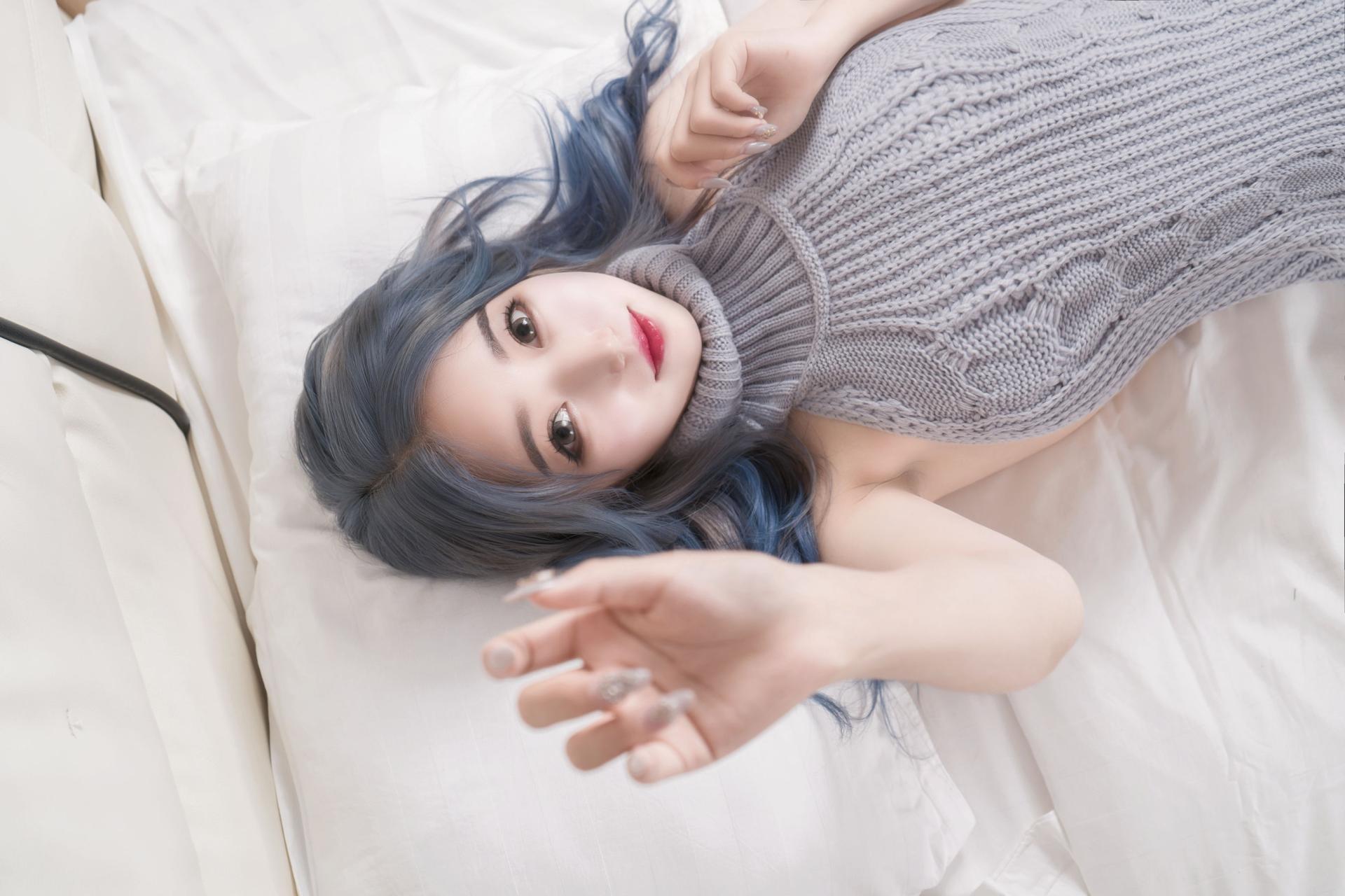 图片[2]-[COSPLAY]eloise软软 – 毛衣少女-看套图