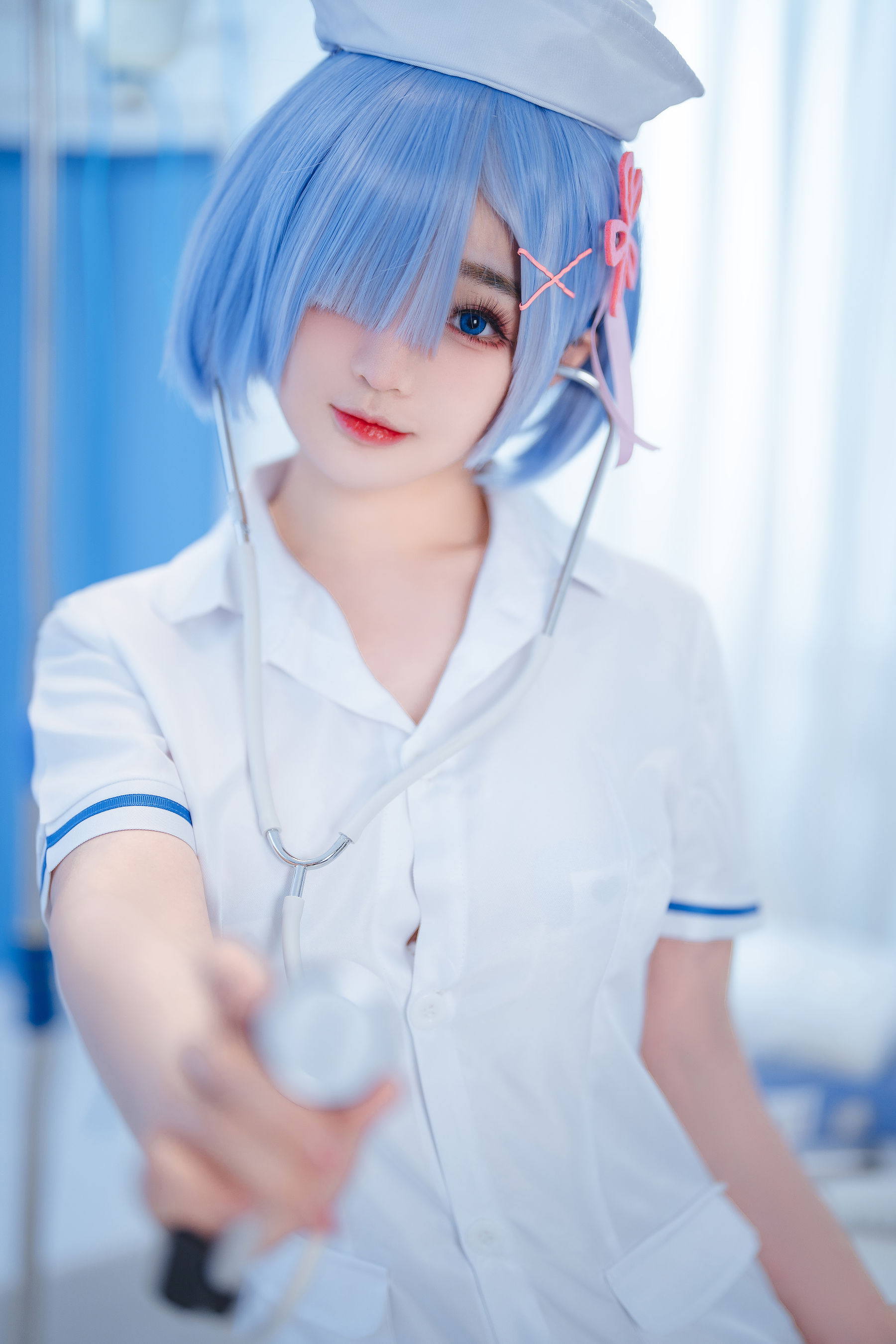 图片[4]-[COSPLAY] 桜井宁宁 – 雷姆护士-看套图