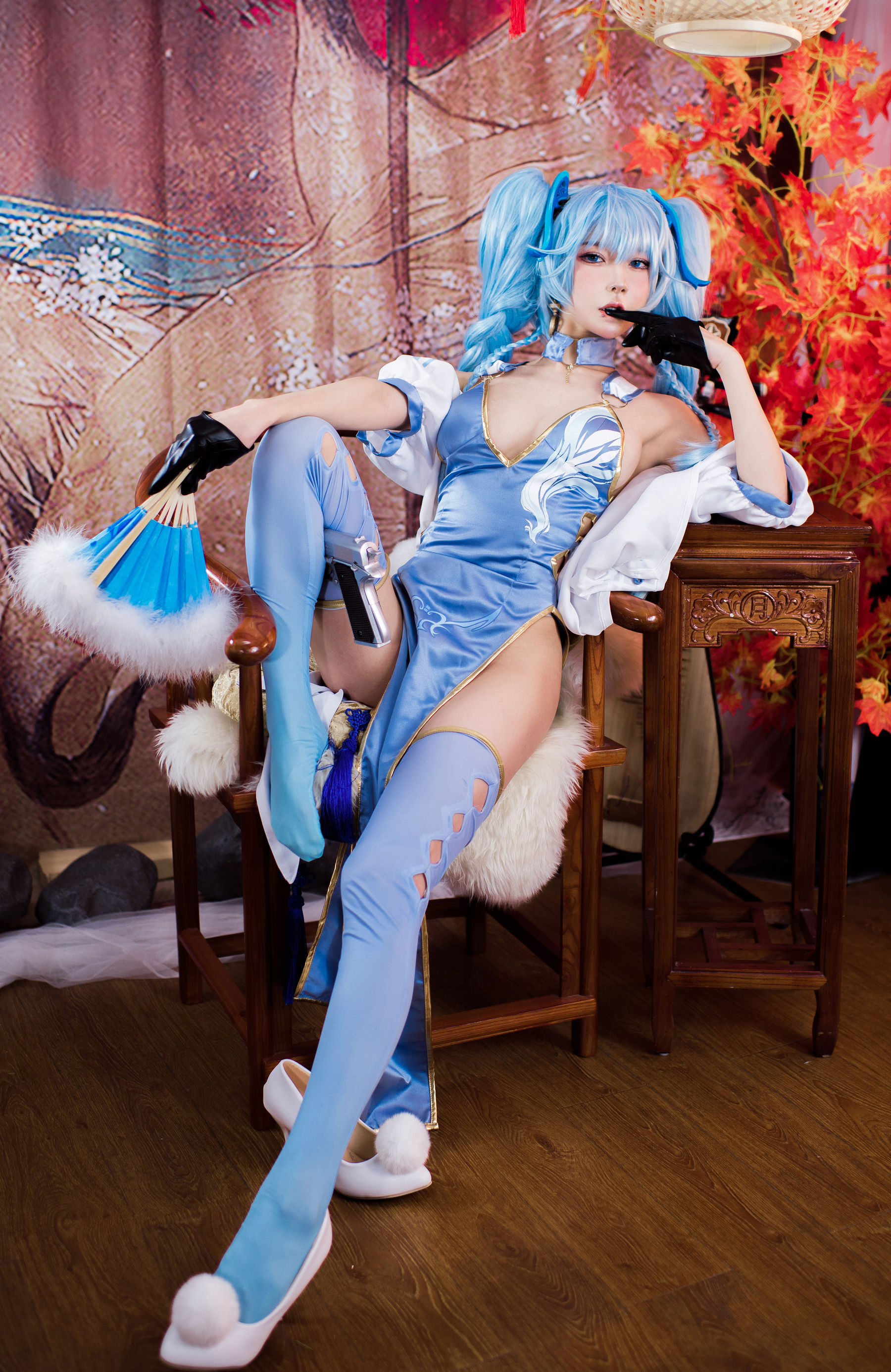 图片[5]-[COSPLAY]阿包也是兔娘 – 少女前线 PA15翠雀媚-看套图