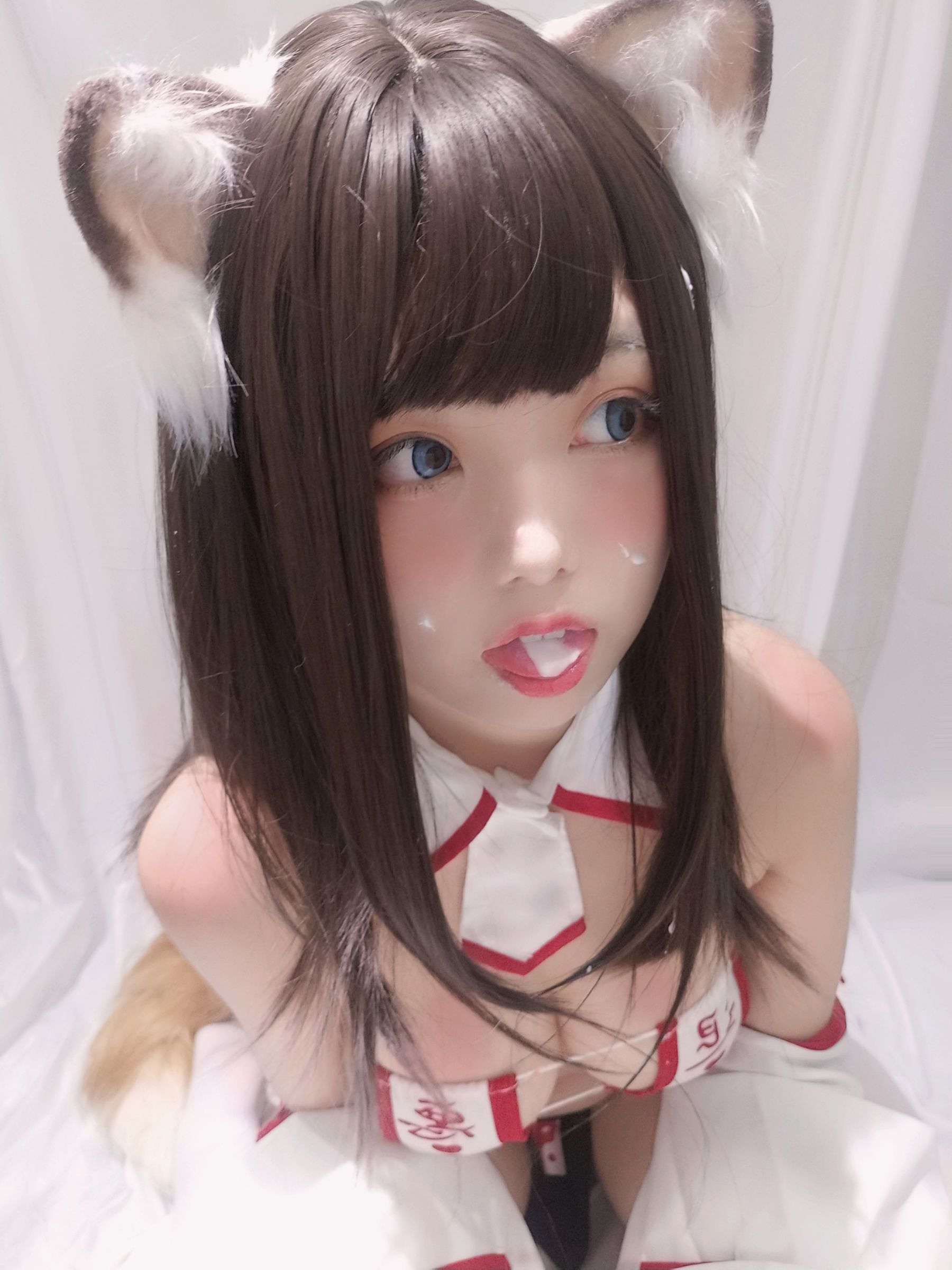 [COSPLAY]蜜汁猫裘 – 巫女小狐狸-看套图