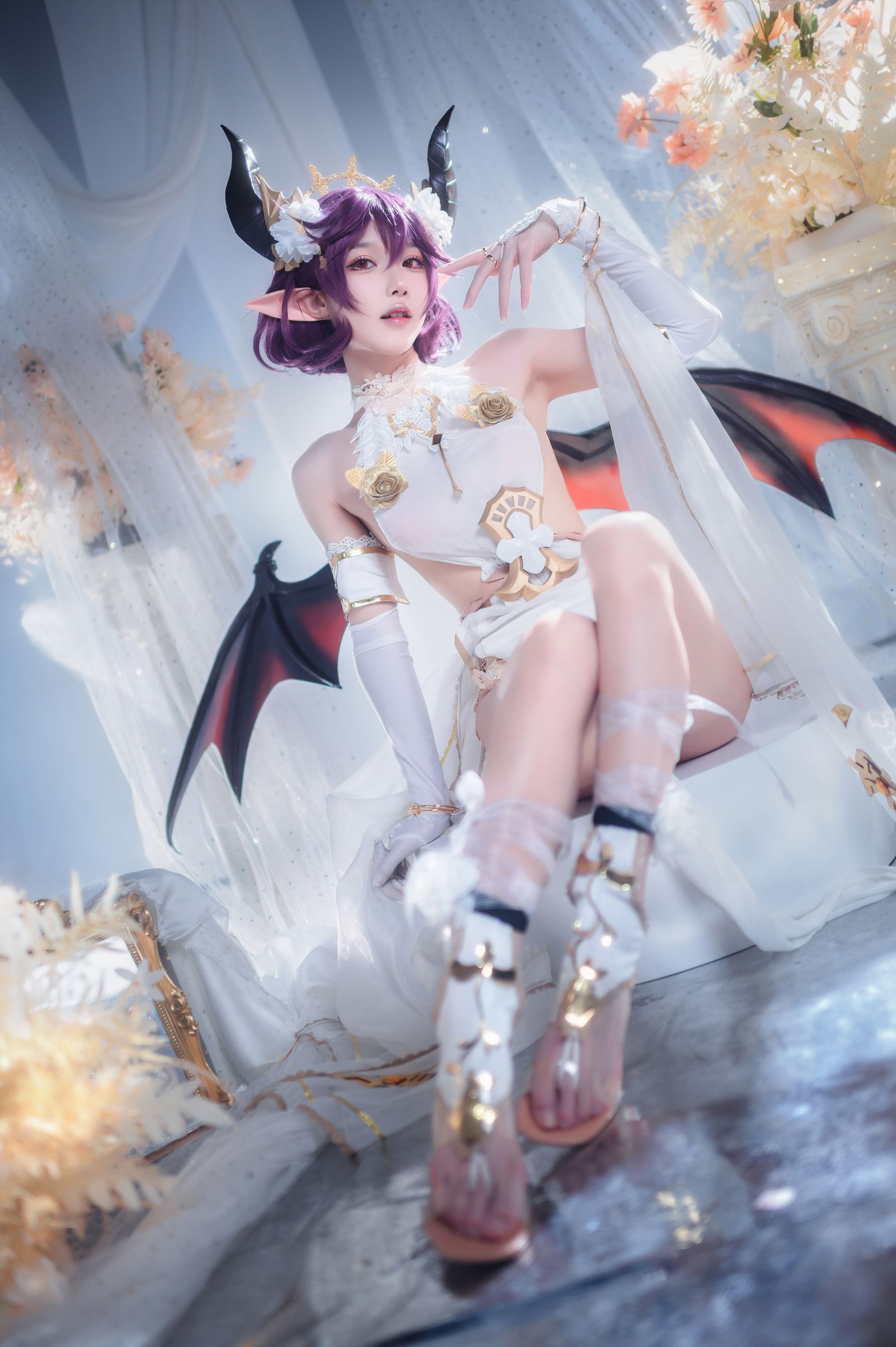 图片[4]-[COSPLAY]阿包也是兔娘 – 碧蓝幻想古蕾娅 龙娘-看套图