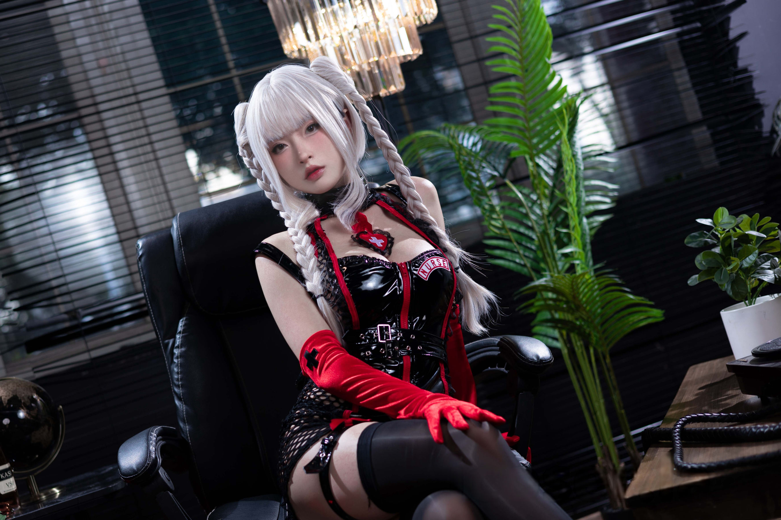 图片[3]-[COSPLAY] 清水由乃 白发护士-看套图