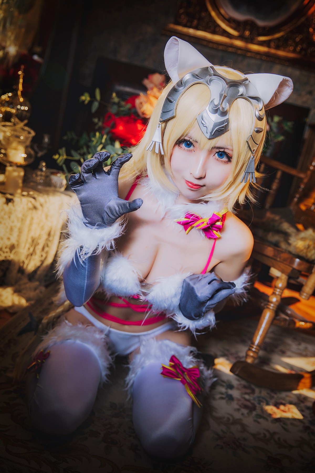 [COSPLAY]rioko凉凉子 – 白色贞德-看套图