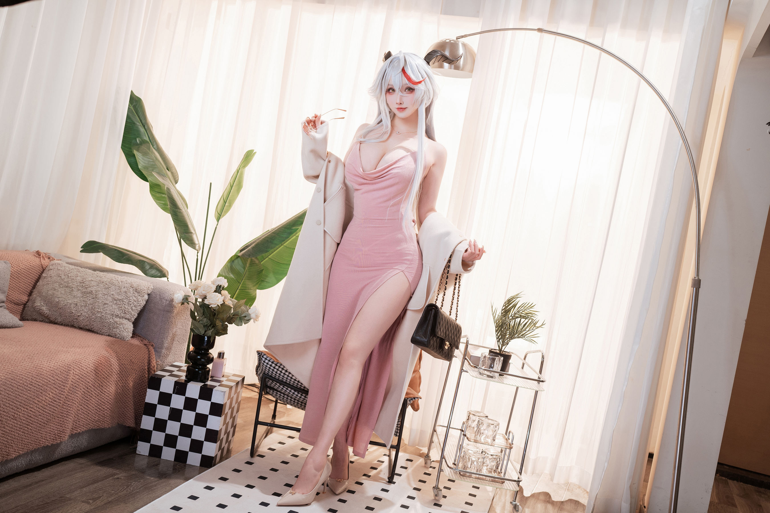 图片[2]-[COSPLAY]rioko凉凉子 – 碧蓝航线 埃吉尔居家版-看套图