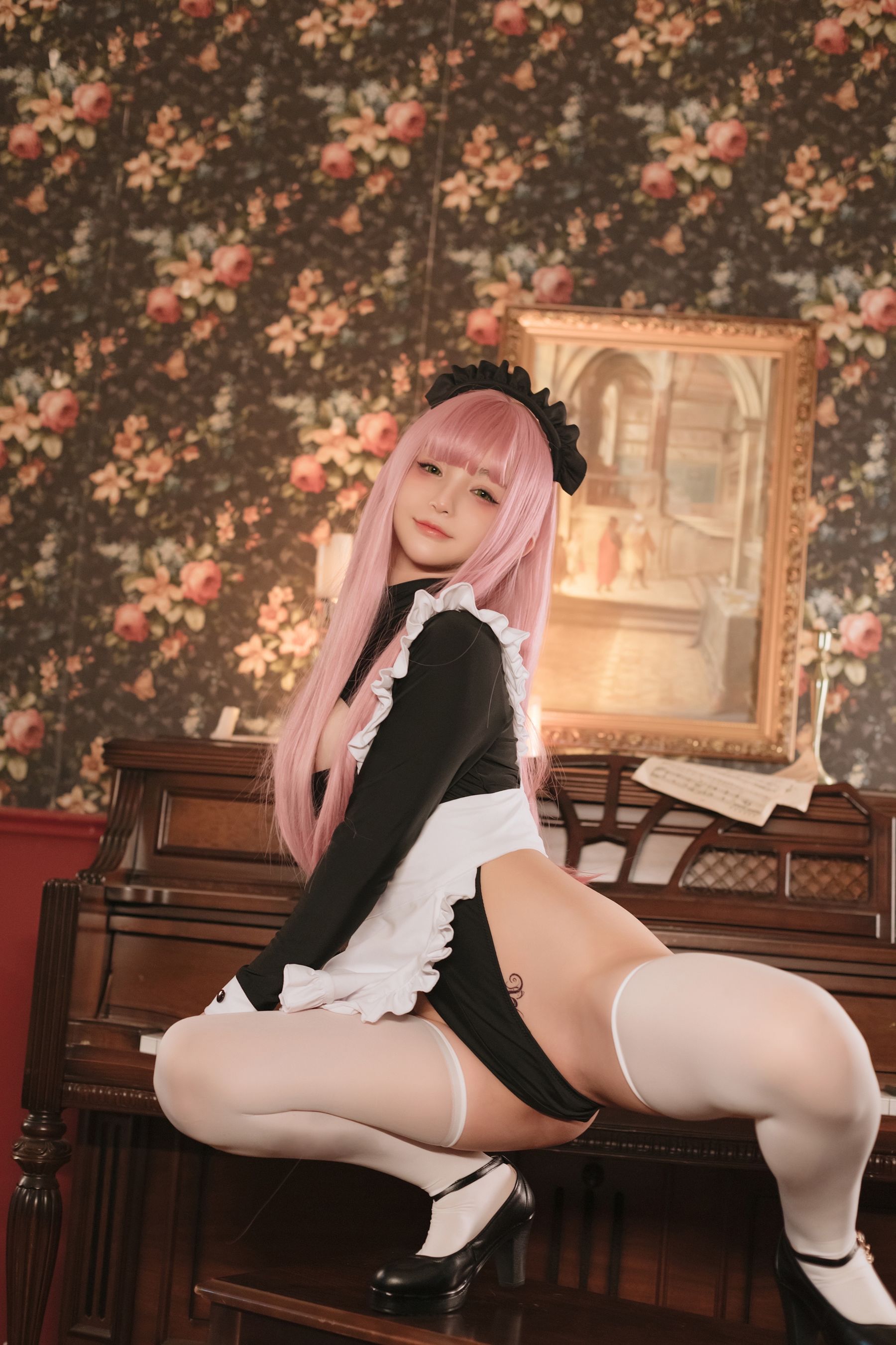 图片[2]-[COSPLAY] 桜井宁宁 – 复古女仆-看套图