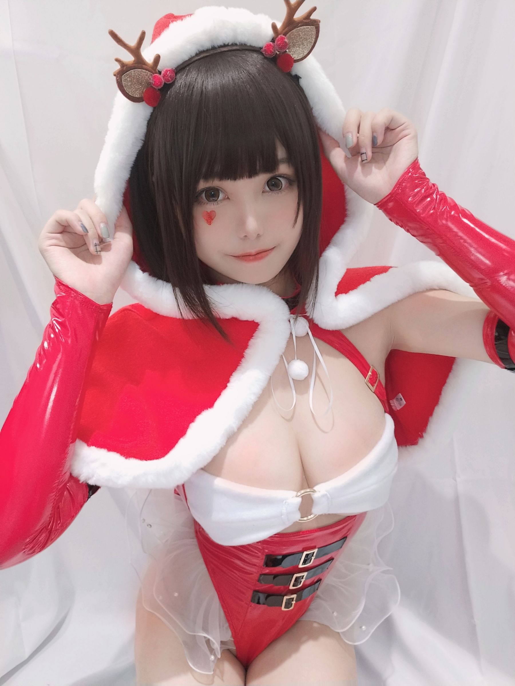 图片[4]-[COSPLAY]蜜汁猫裘 – 圣诞自拍-看套图