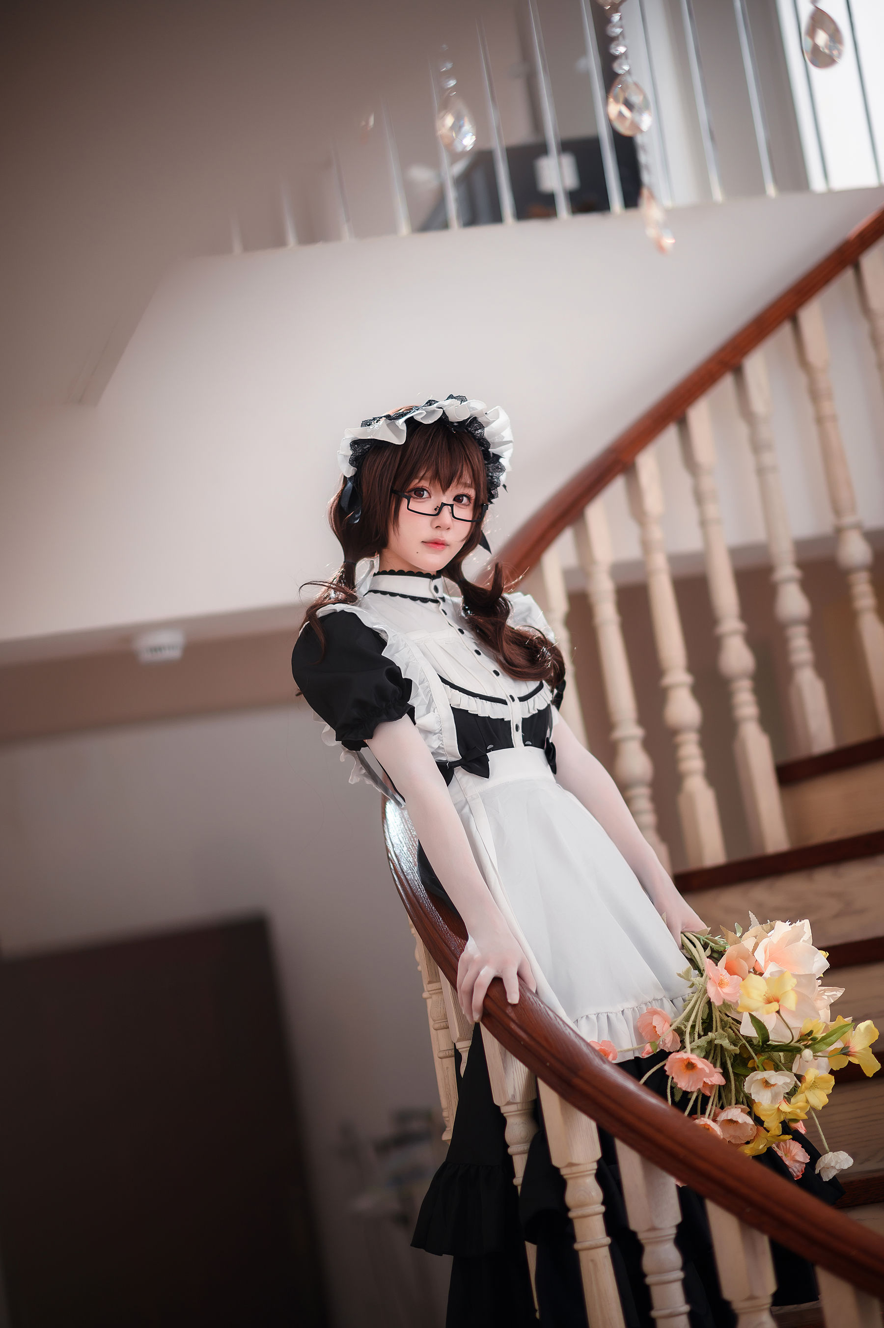 [COSPLAY]阿包也是兔娘 – 传统长裙女仆-看套图