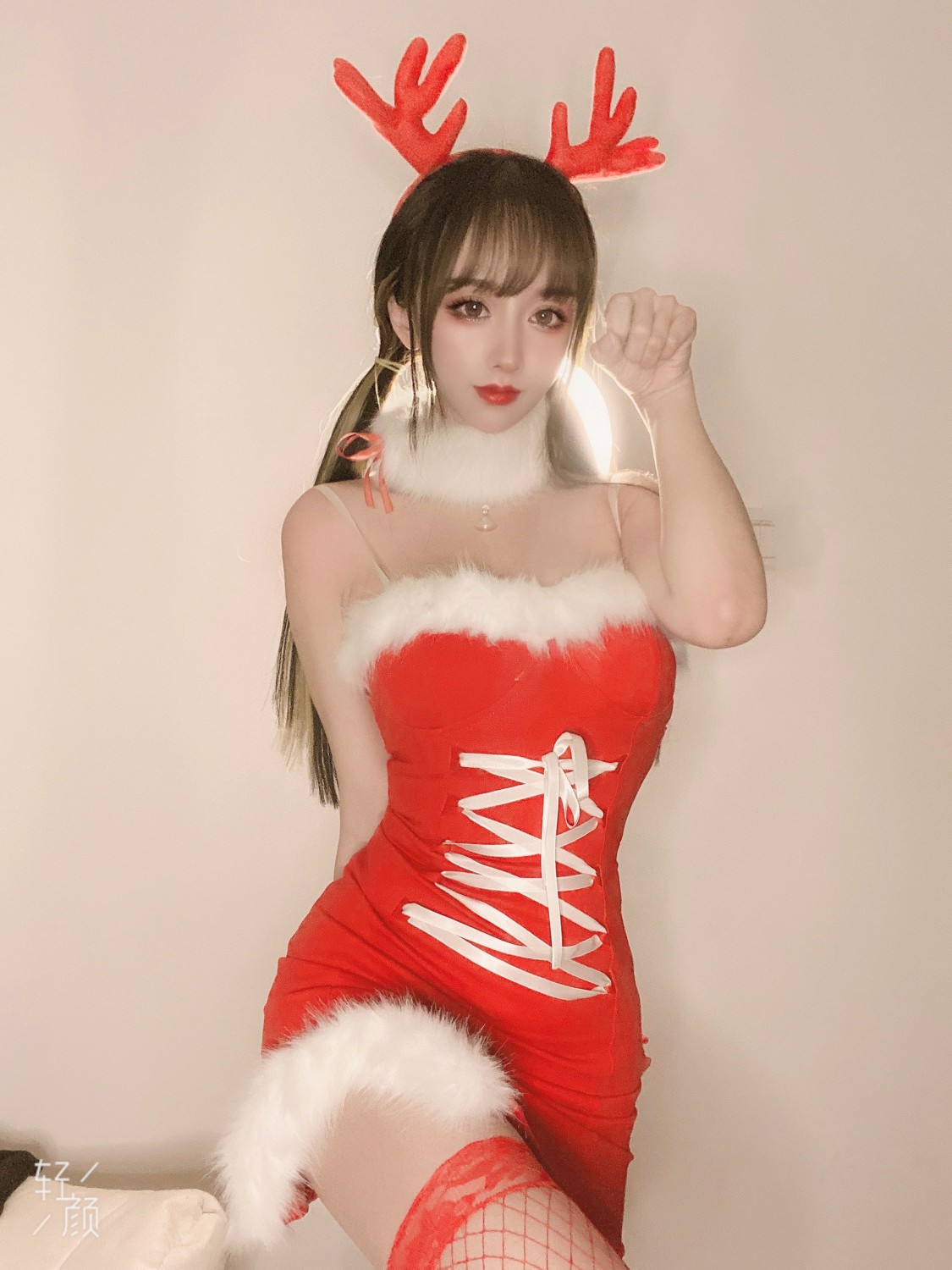 [COSPLAY]过期米线线喵 – 圣诞特辑-看套图