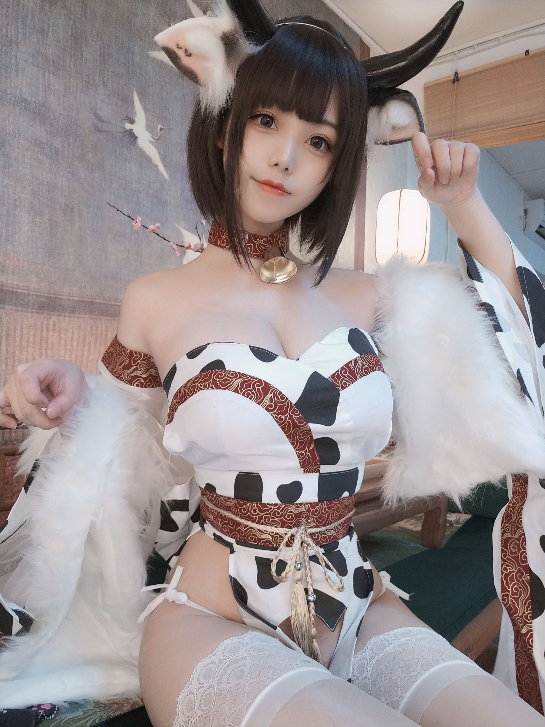 [COSPLAY]蜜汁猫裘 – 奶牛-看套图