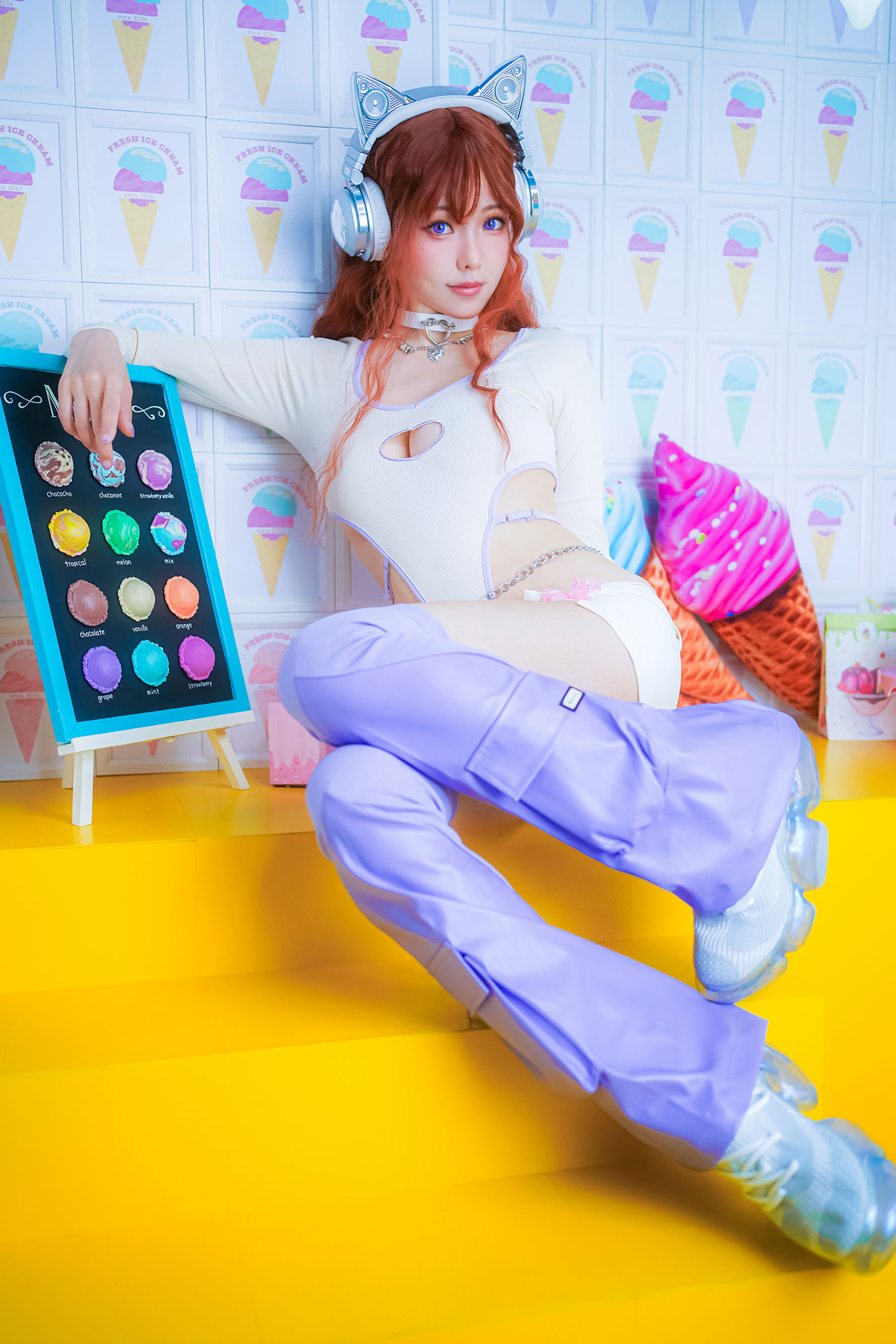 图片[3]-[COSPLAY] Ely_eee(ElyEE子) – Maoin Y2K貓音-看套图