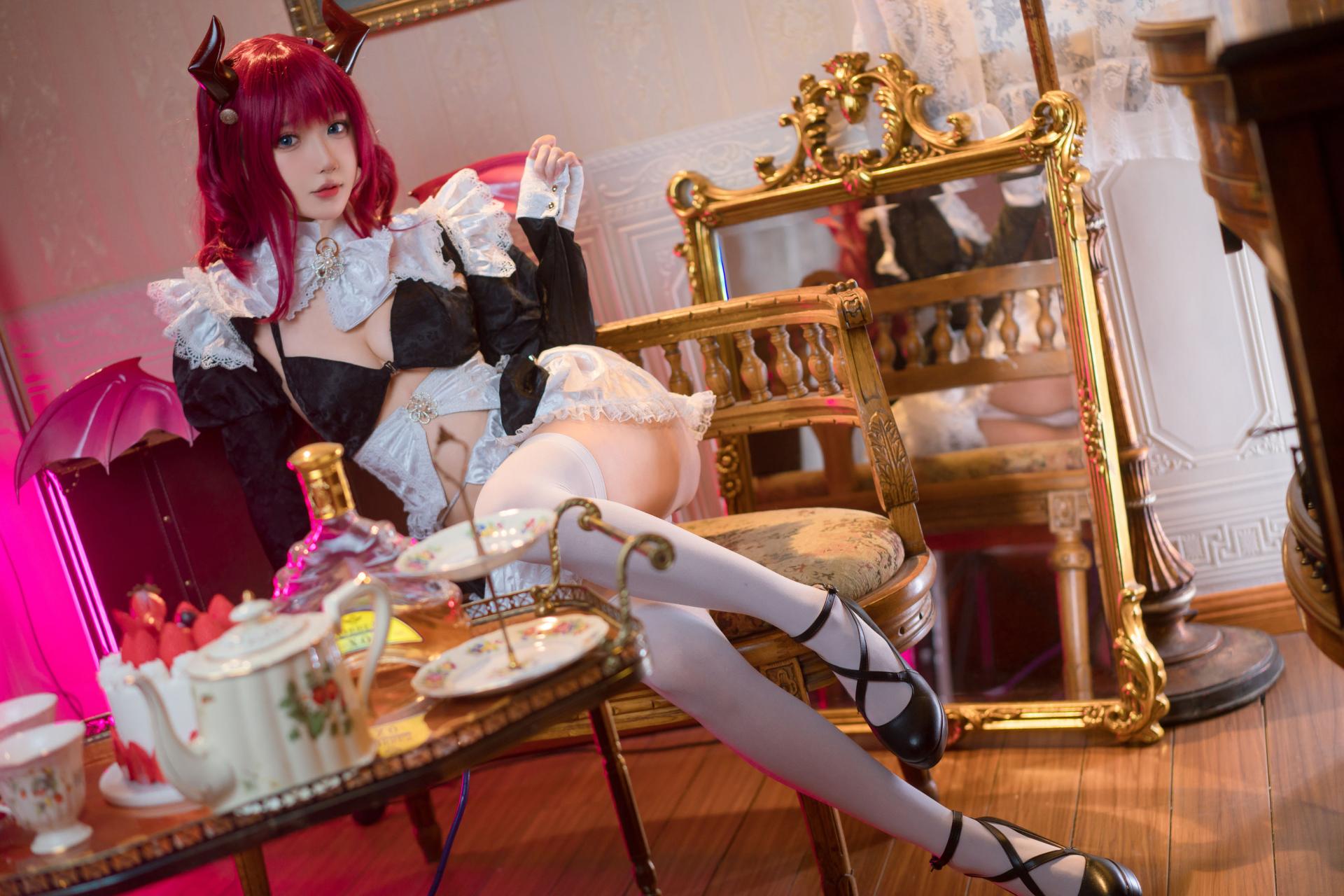 图片[2]-[COSPLAY]阿包也是兔娘 – 莉莉娅女仆-看套图
