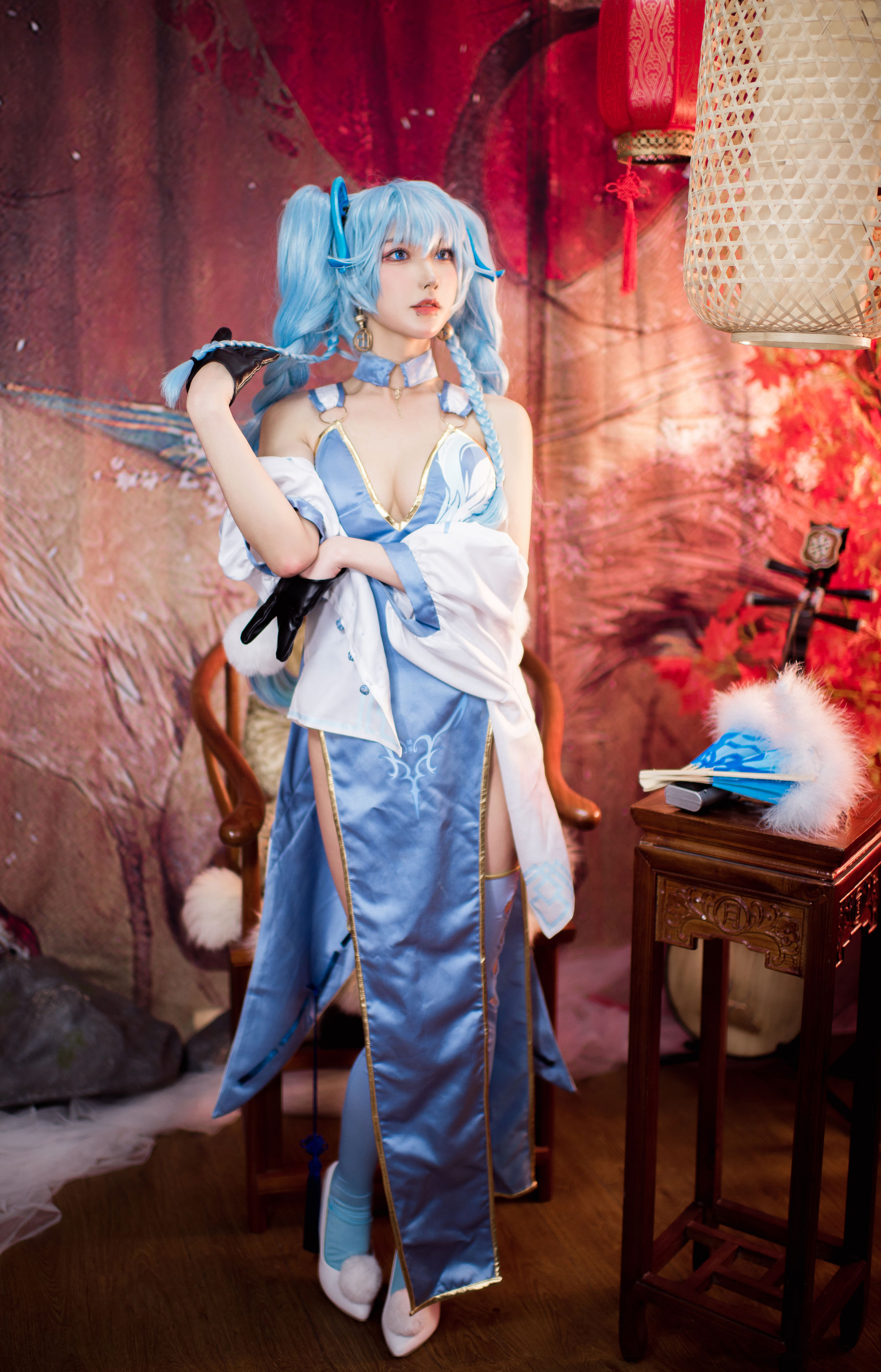 图片[2]-[COSPLAY]阿包也是兔娘 – 少女前线 PA15翠雀媚-看套图
