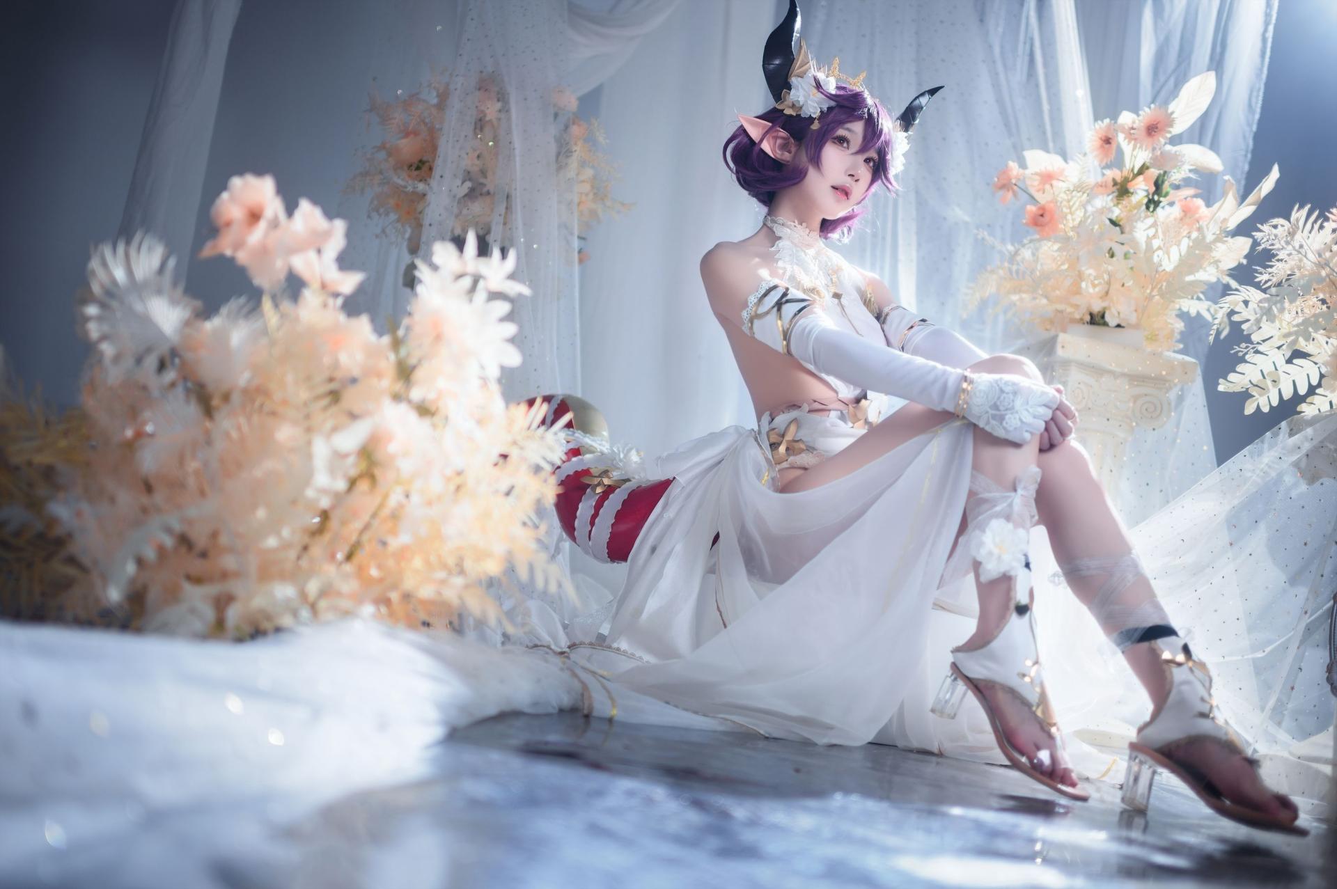 [COSPLAY]阿包也是兔娘 – 碧蓝幻想古蕾娅 龙娘-看套图