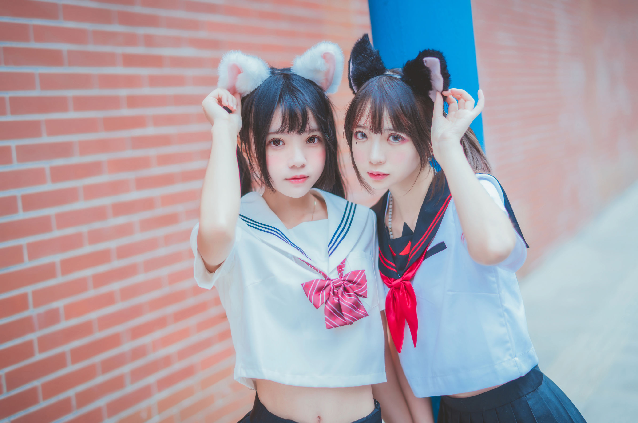 图片[4]-[COSPLAY] 桜桃喵 疯猫ss – JK百合2-看套图