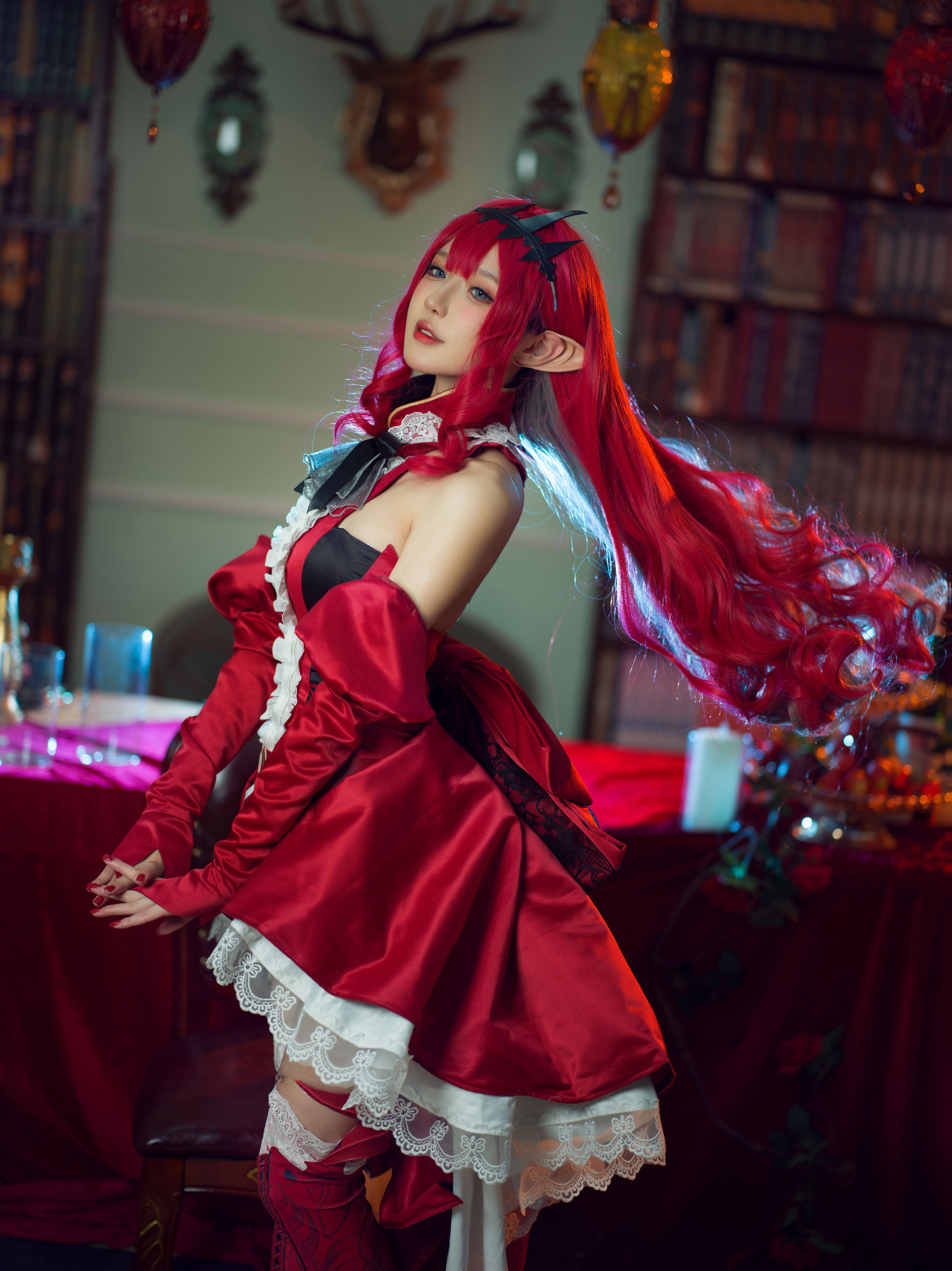 图片[2]-[COSPLAY]阿包也是兔娘 – FATE妖精骑士崔斯坦-看套图