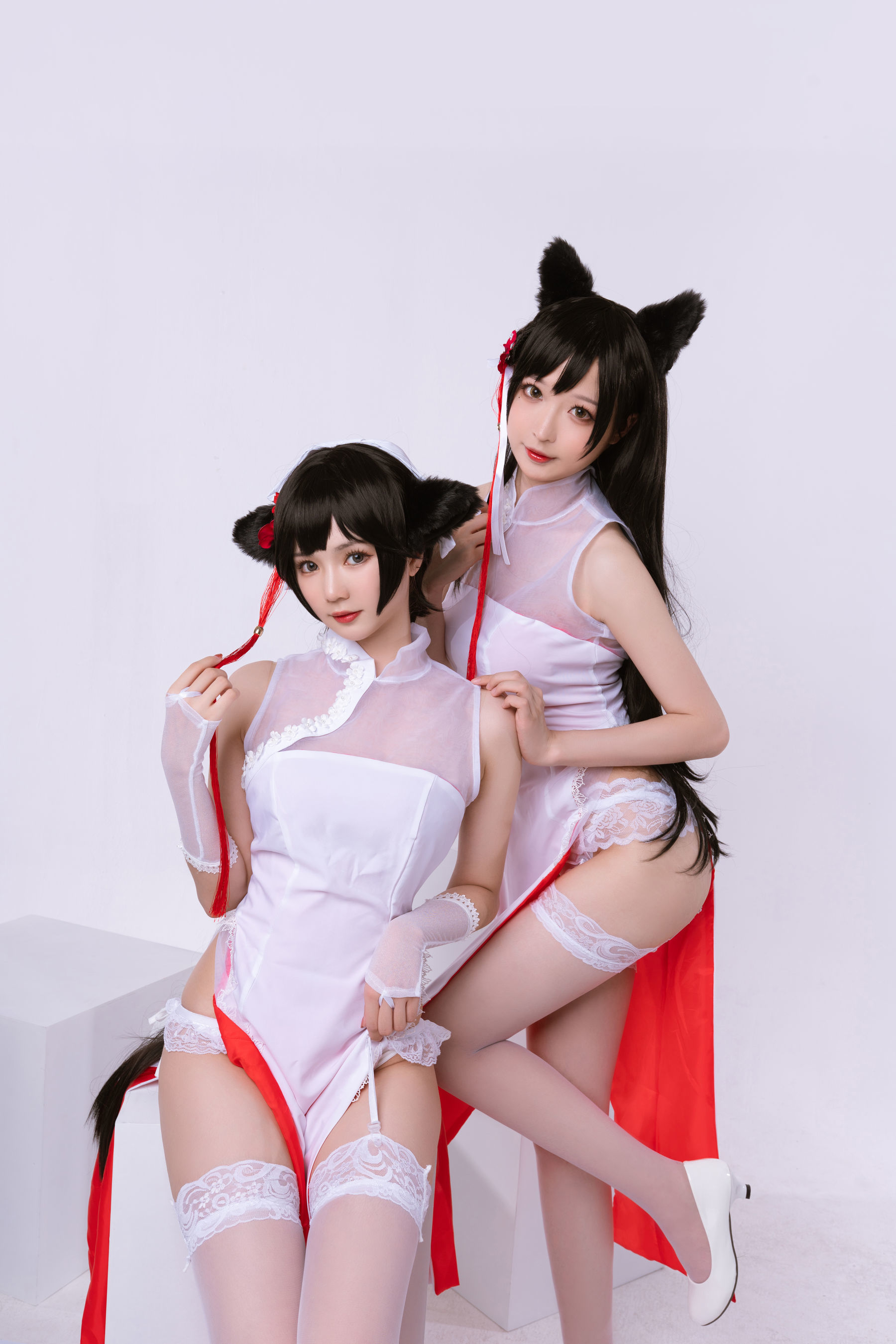 图片[2]-[COSPLAY] 南宫 – 高雄爱宕旗袍 南宫牙妹双人-看套图