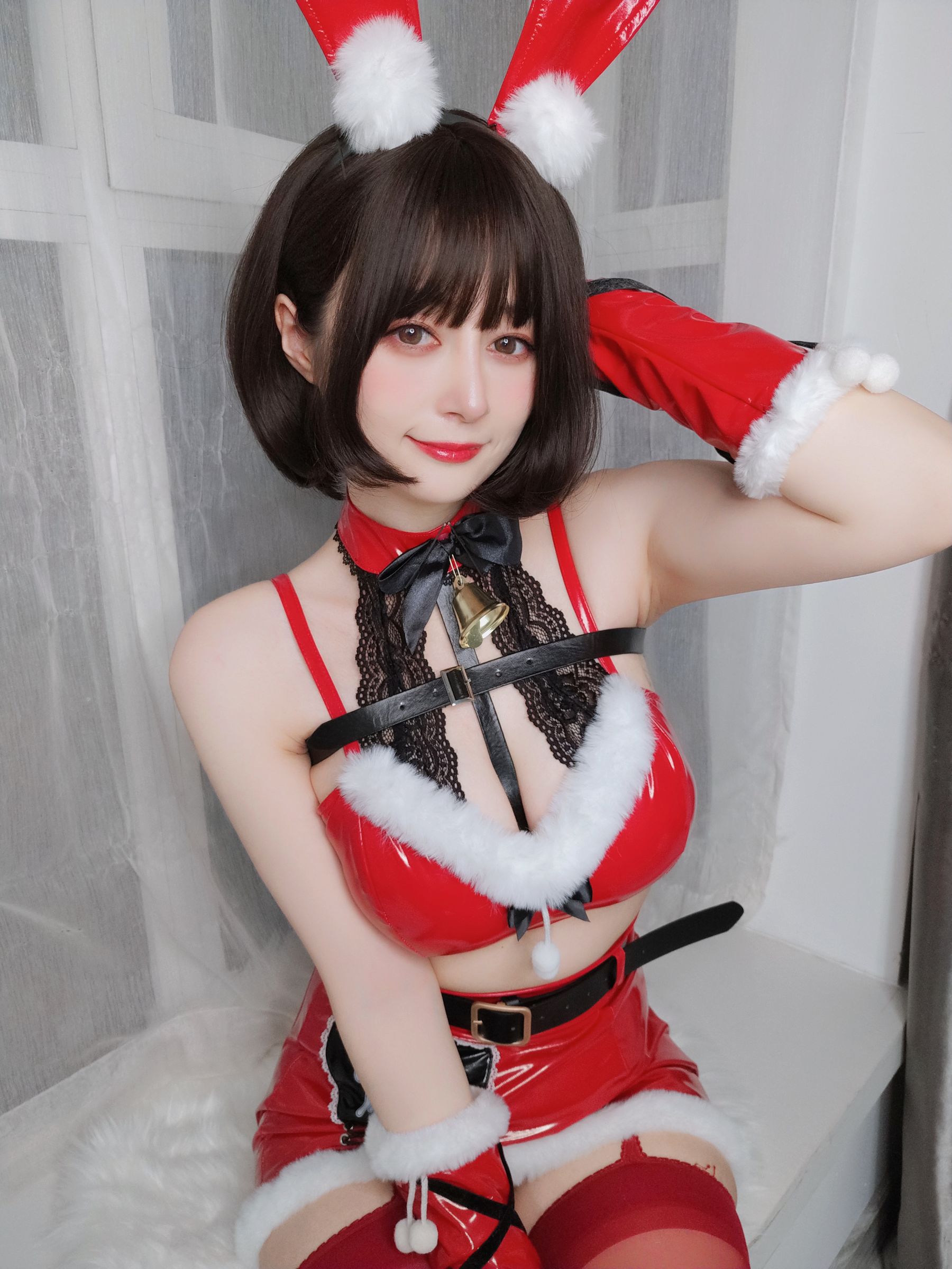 图片[3]-[COSPLAY] Coser小姐姐白银 – Christmas Bunny-看套图