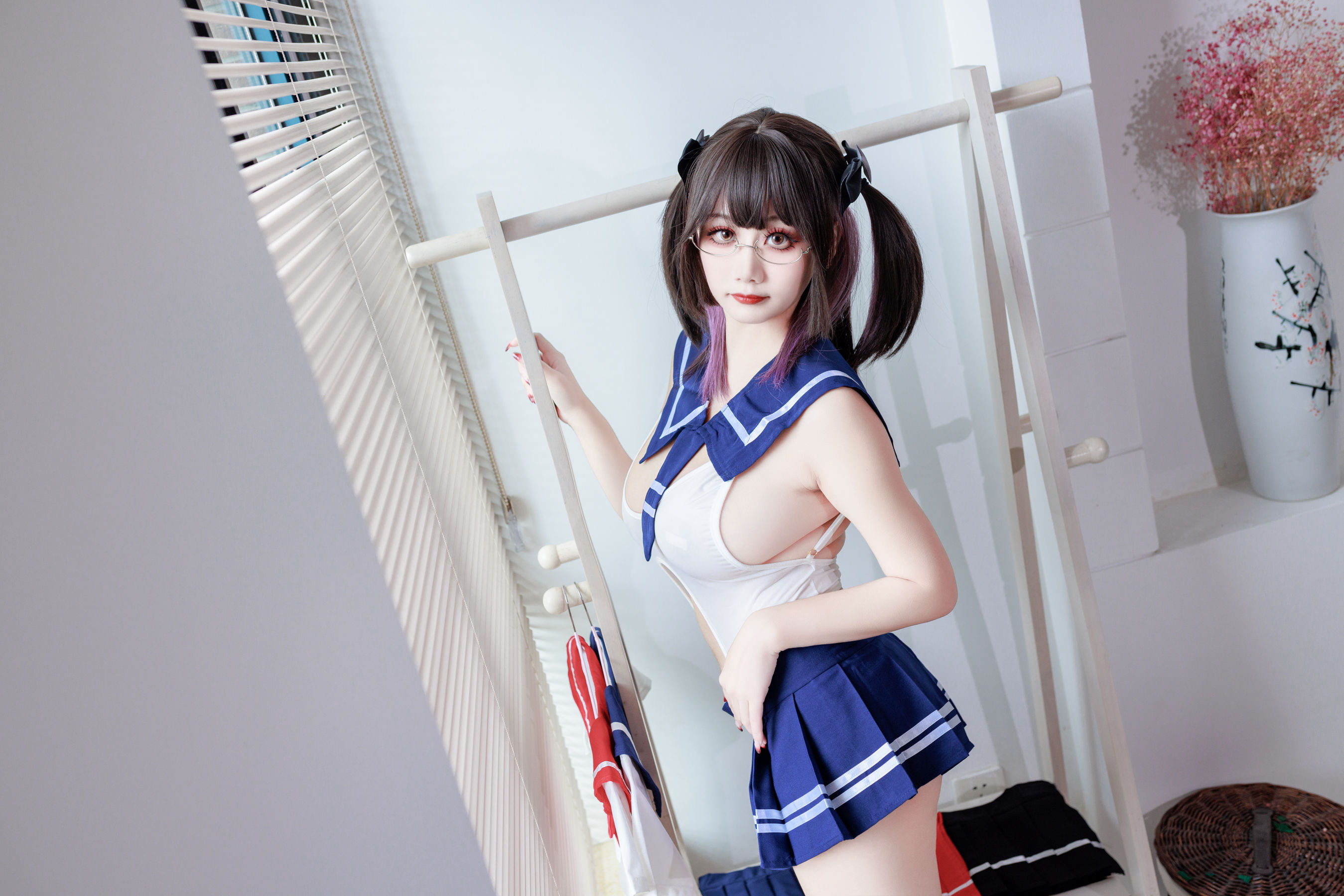 图片[5]-[COSPLAY]阿雪雪 – 连体水手服-看套图