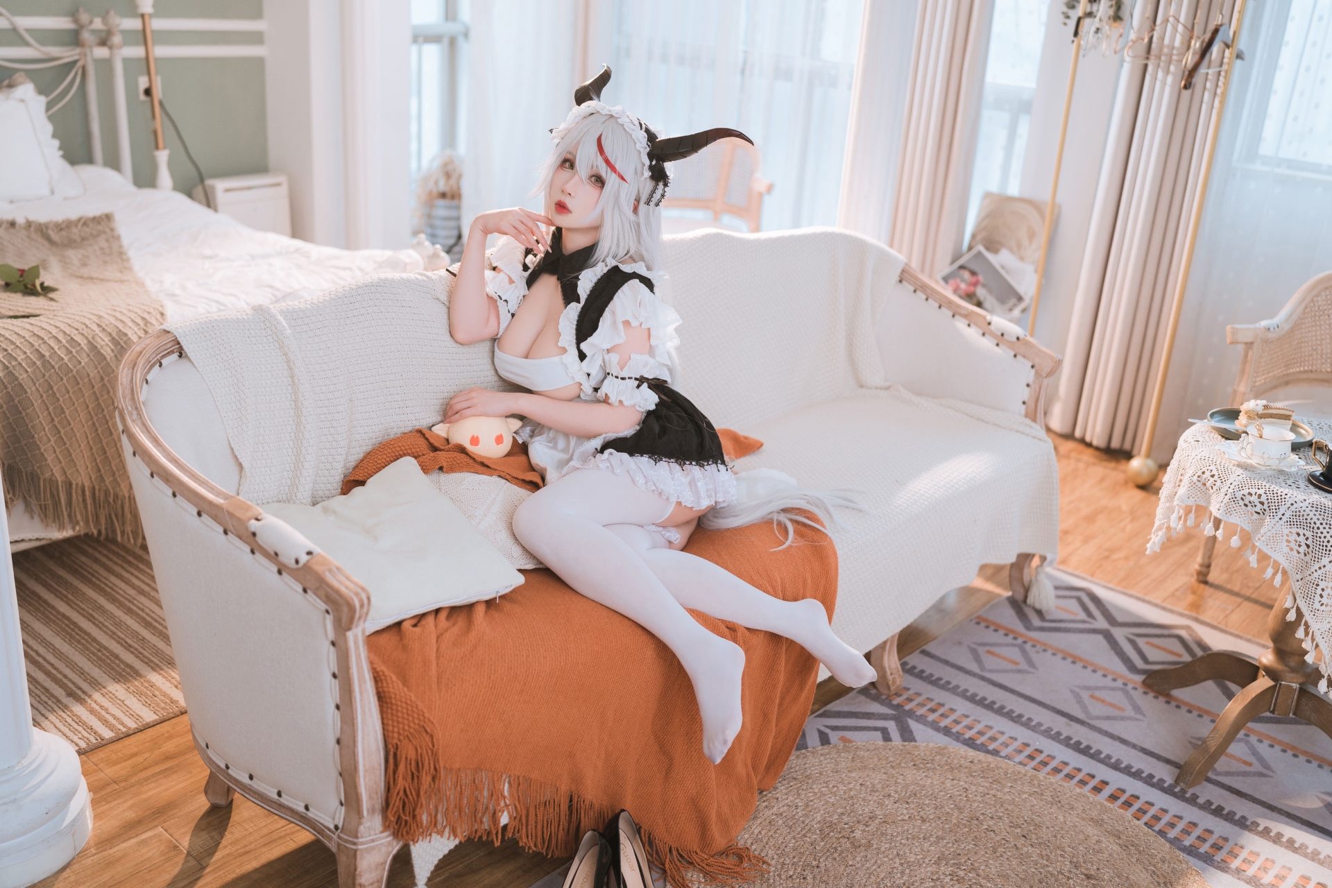 图片[4]-[COSPLAY]rioko凉凉子 – 妄想航线 港区的龙女仆-看套图